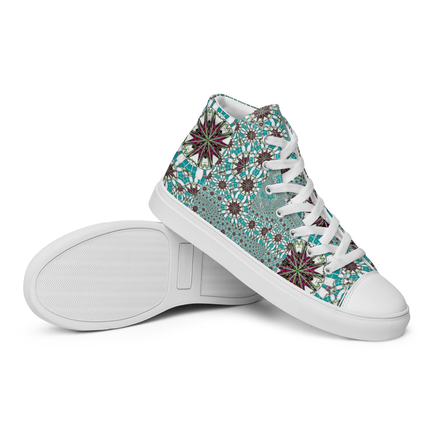 Women’s high top canvas shoes