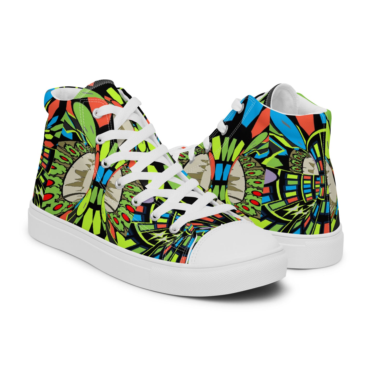 Women’s high top canvas shoes