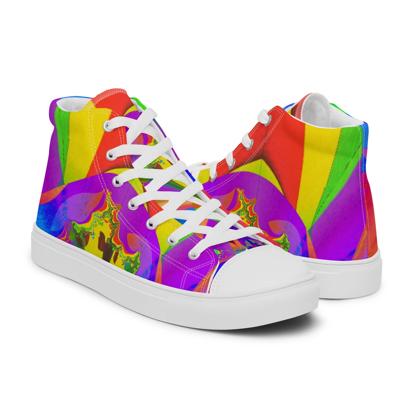 Women’s high top canvas shoes