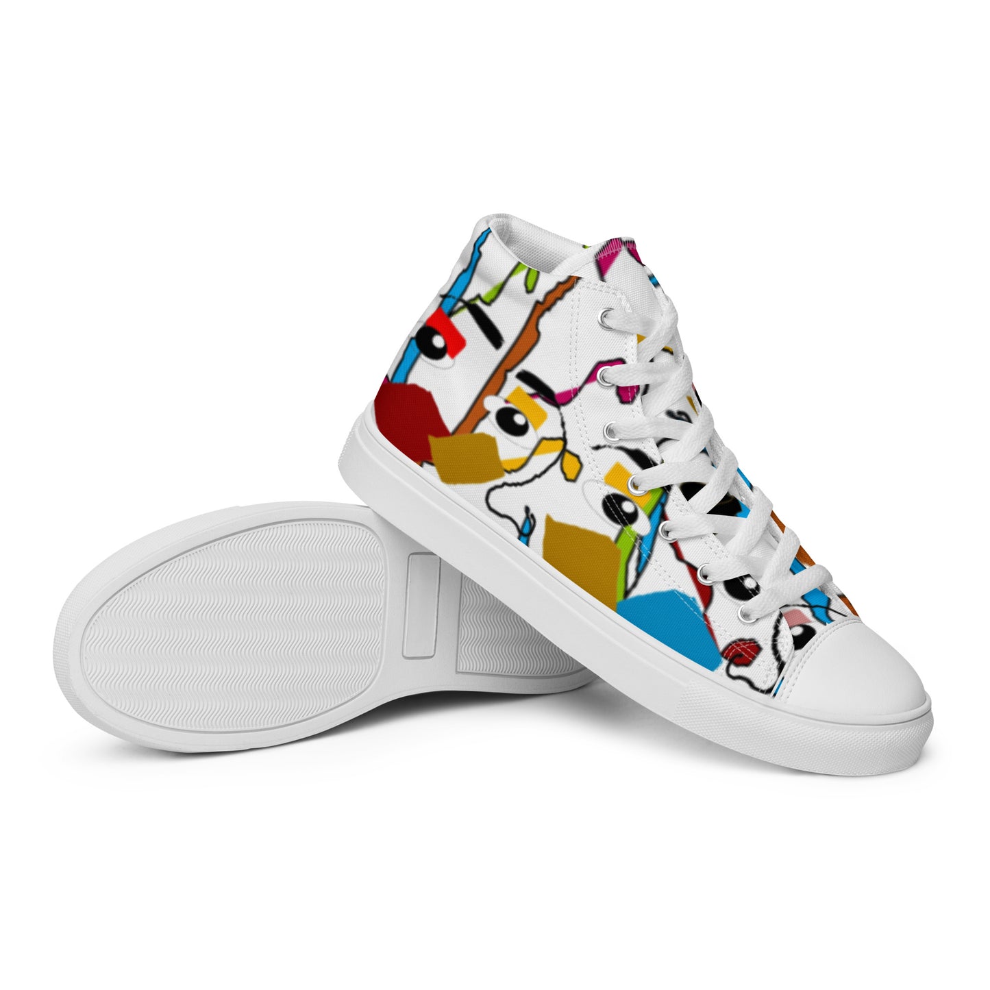 Women’s high top canvas shoes