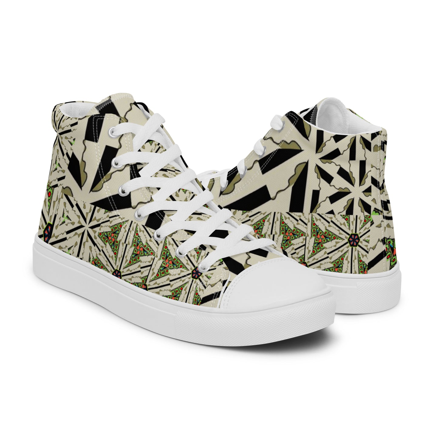 Women’s high top canvas shoes