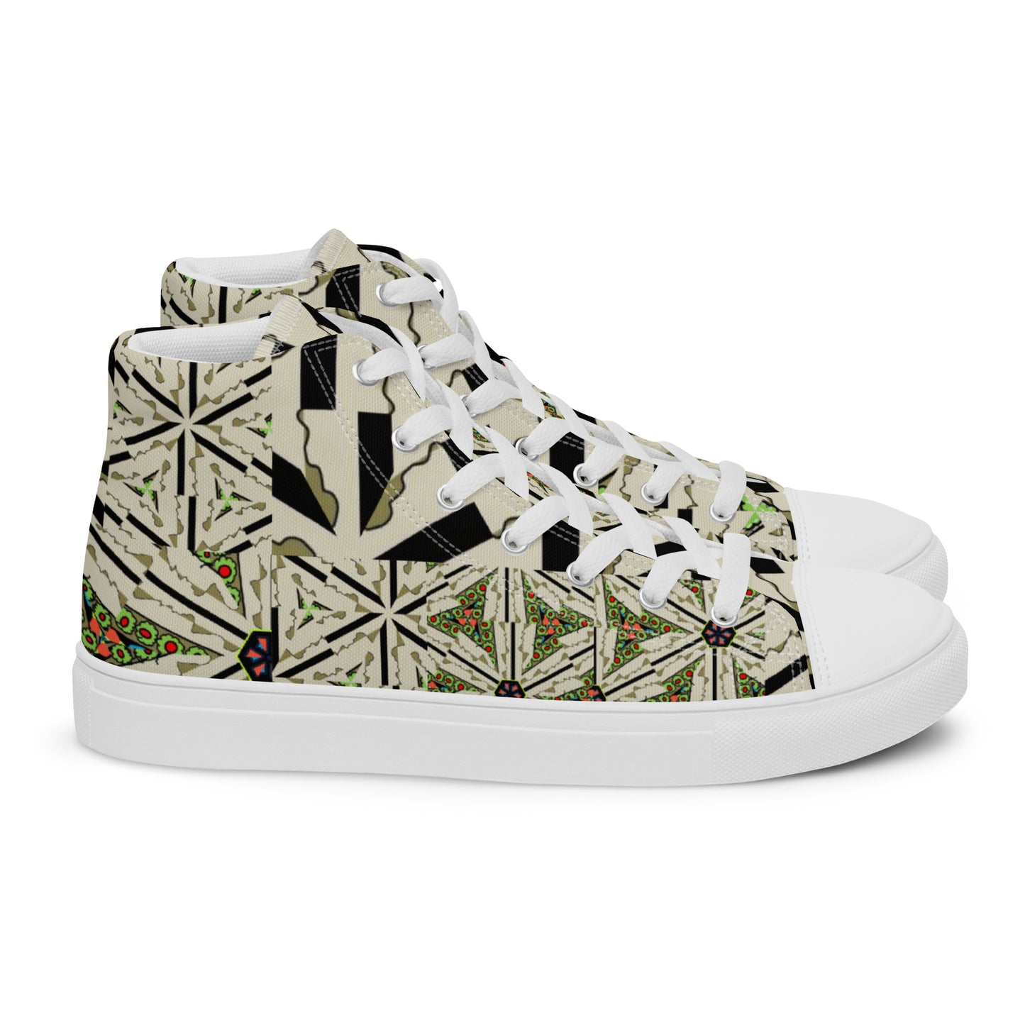 Women’s high top canvas shoes