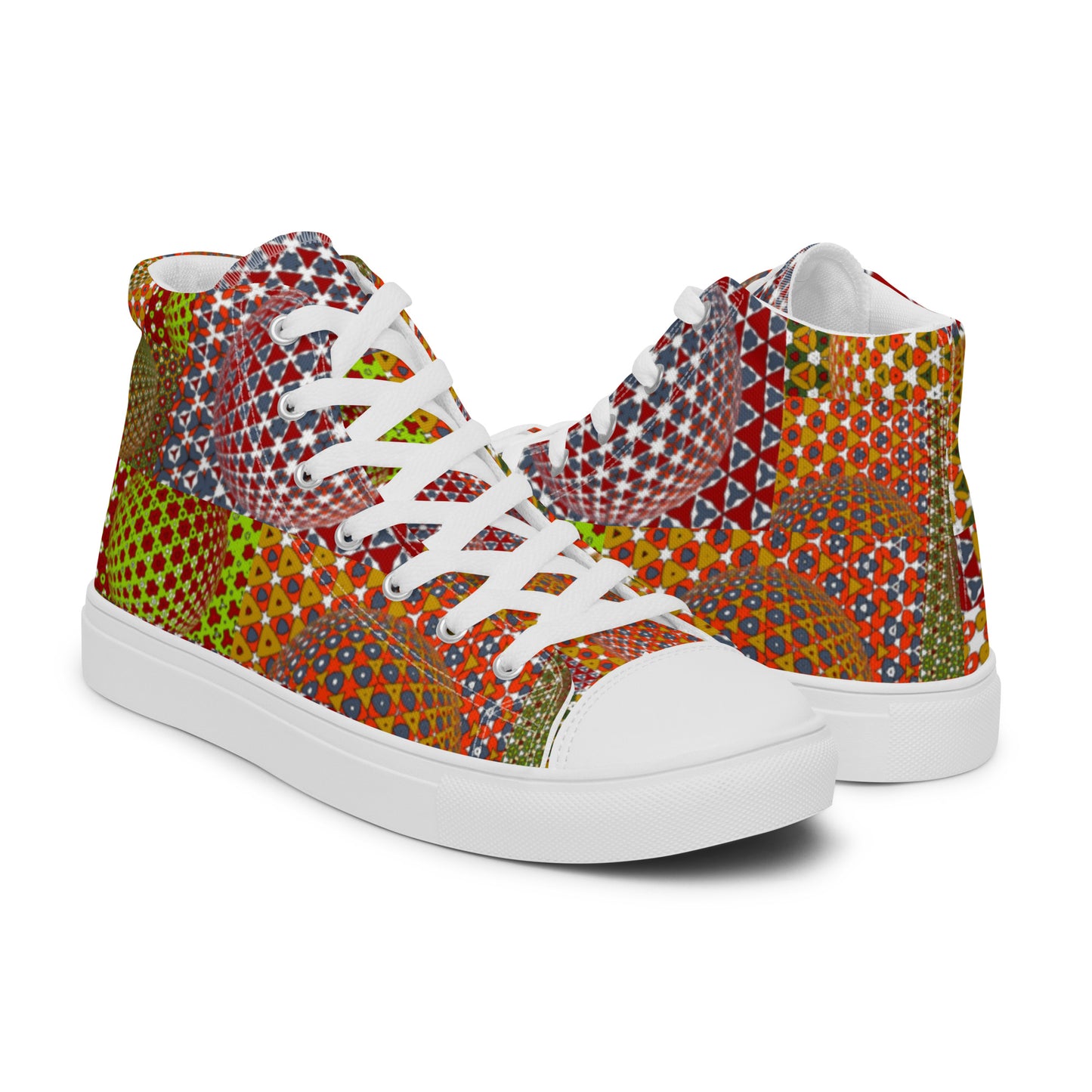 Women’s high top canvas shoes