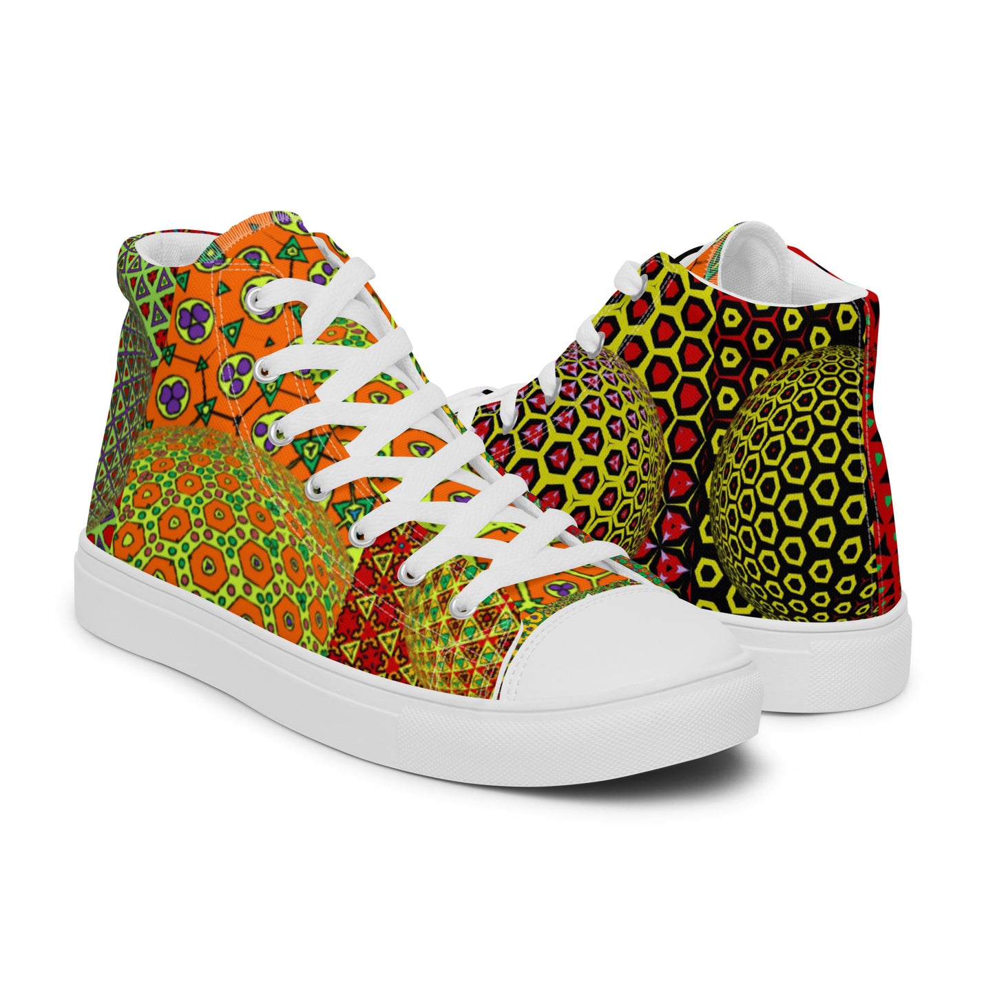 Women’s high top canvas shoes