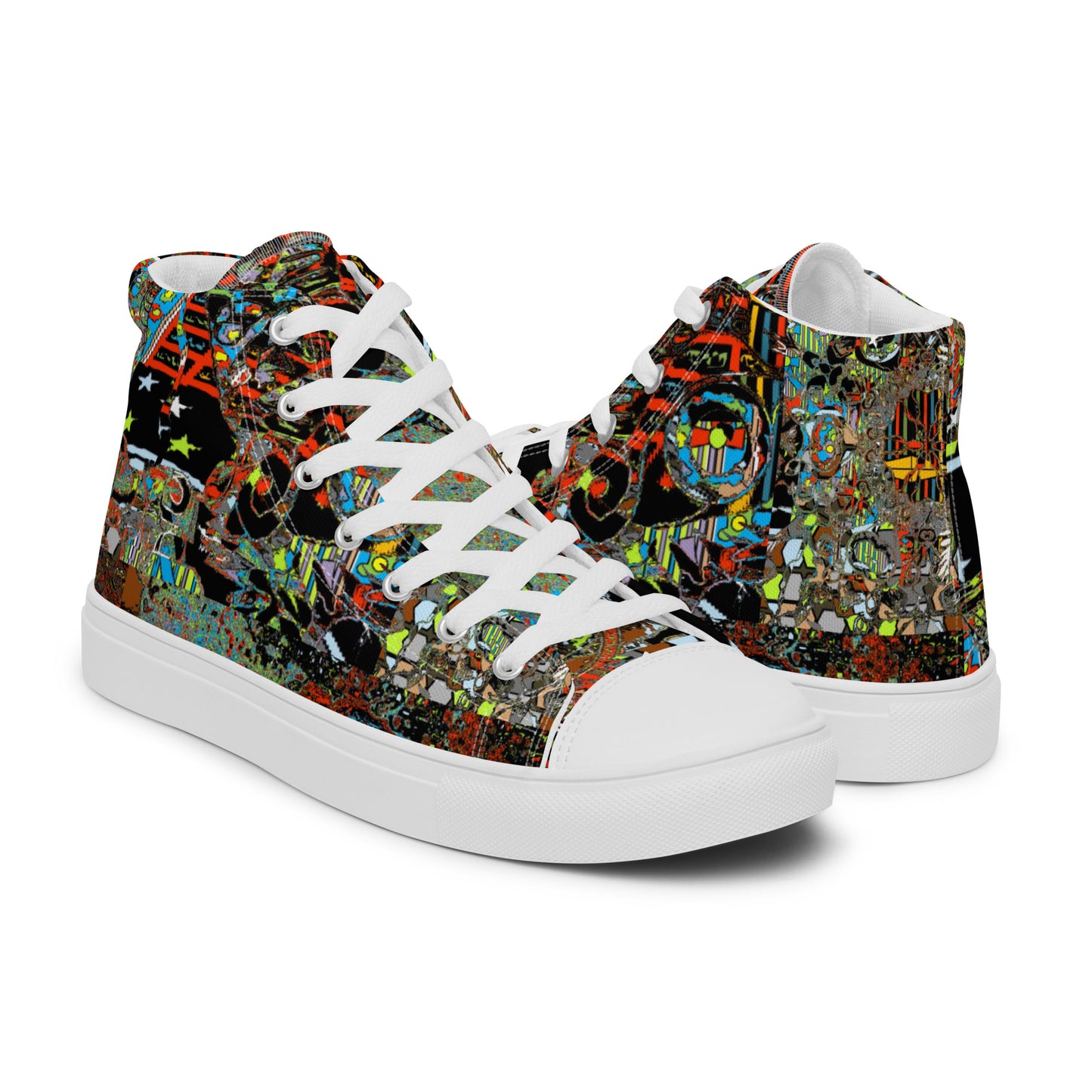 Women’s high top canvas shoes