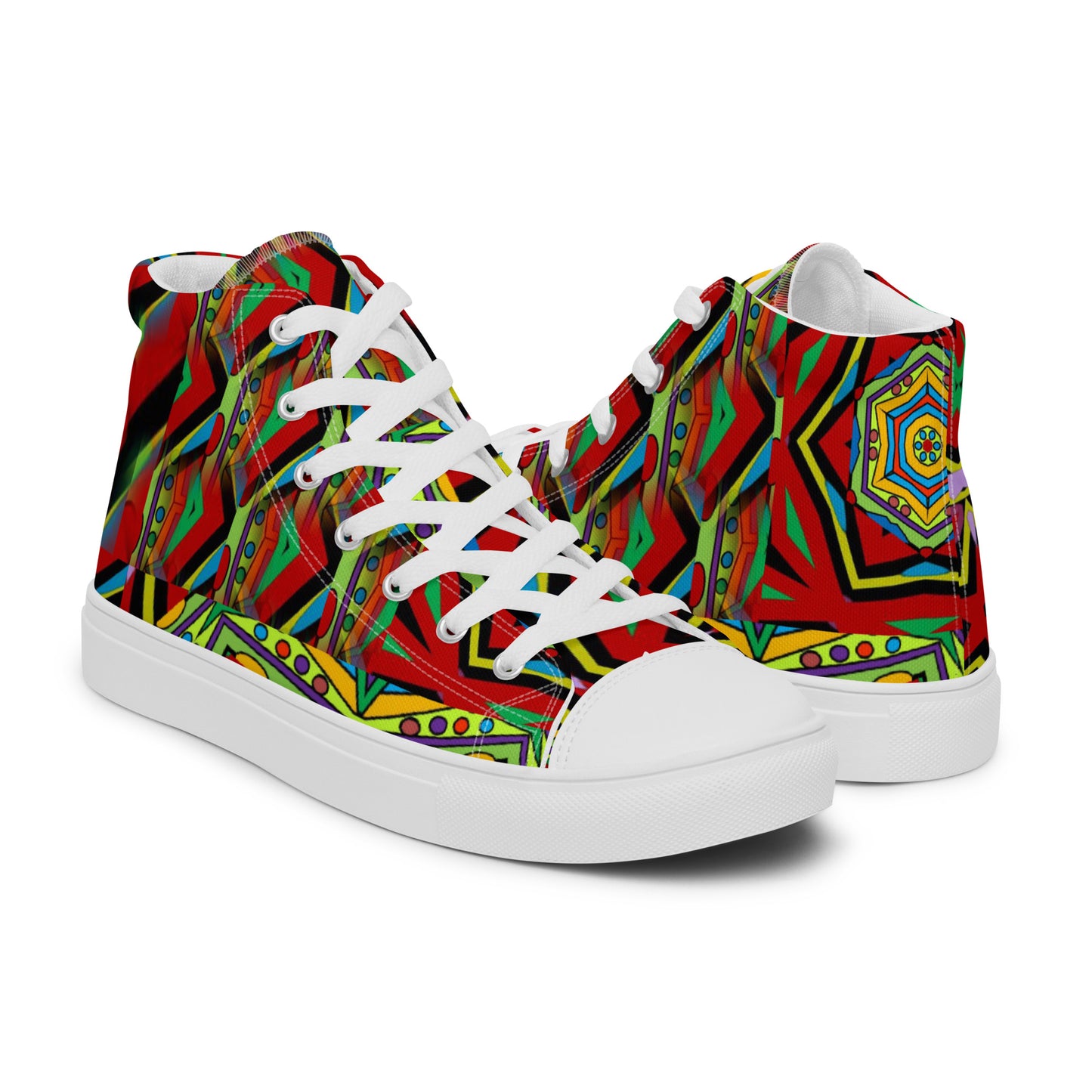 Women’s high top canvas shoes