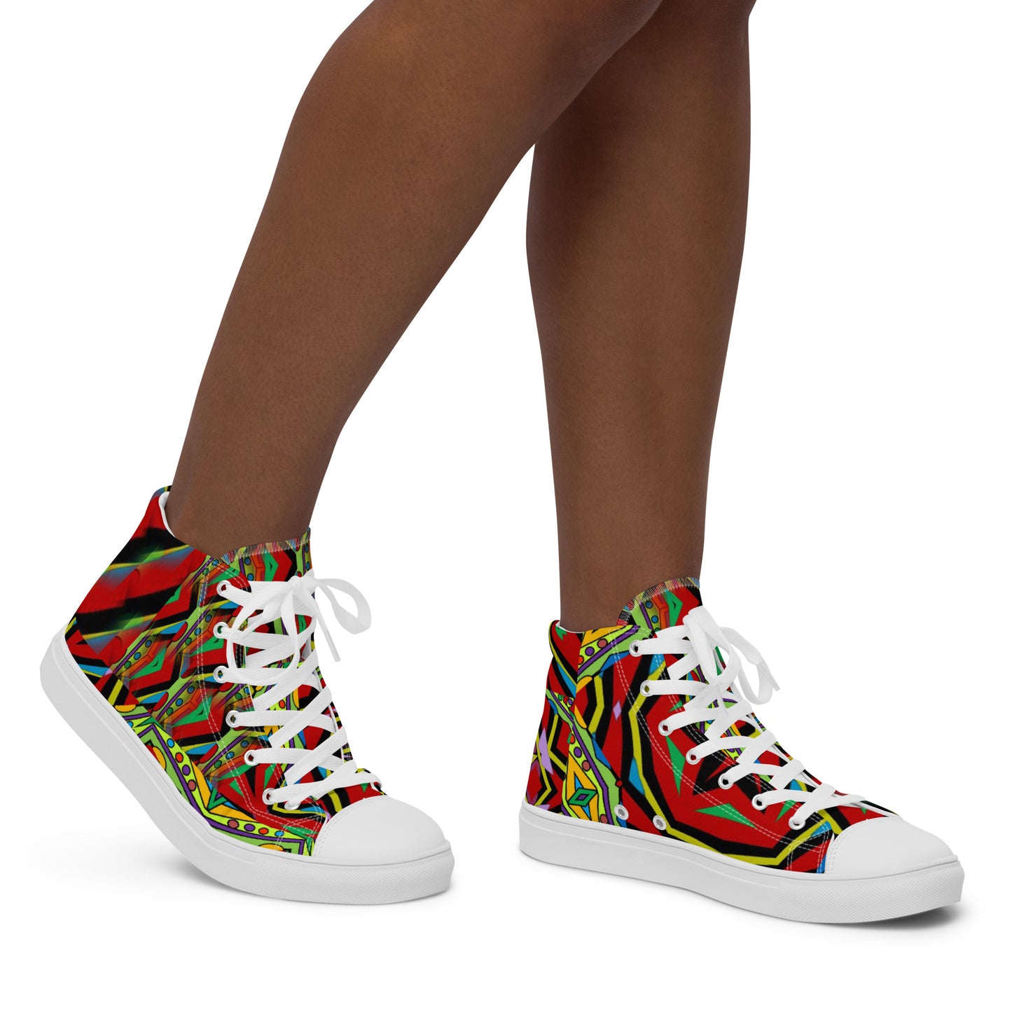 Women’s high top canvas shoes