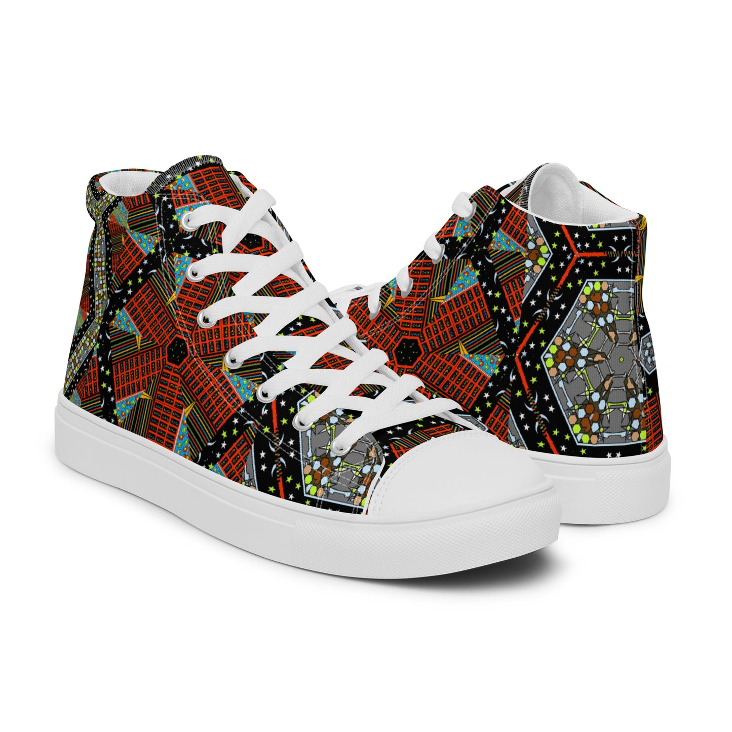 Women’s high top canvas shoes