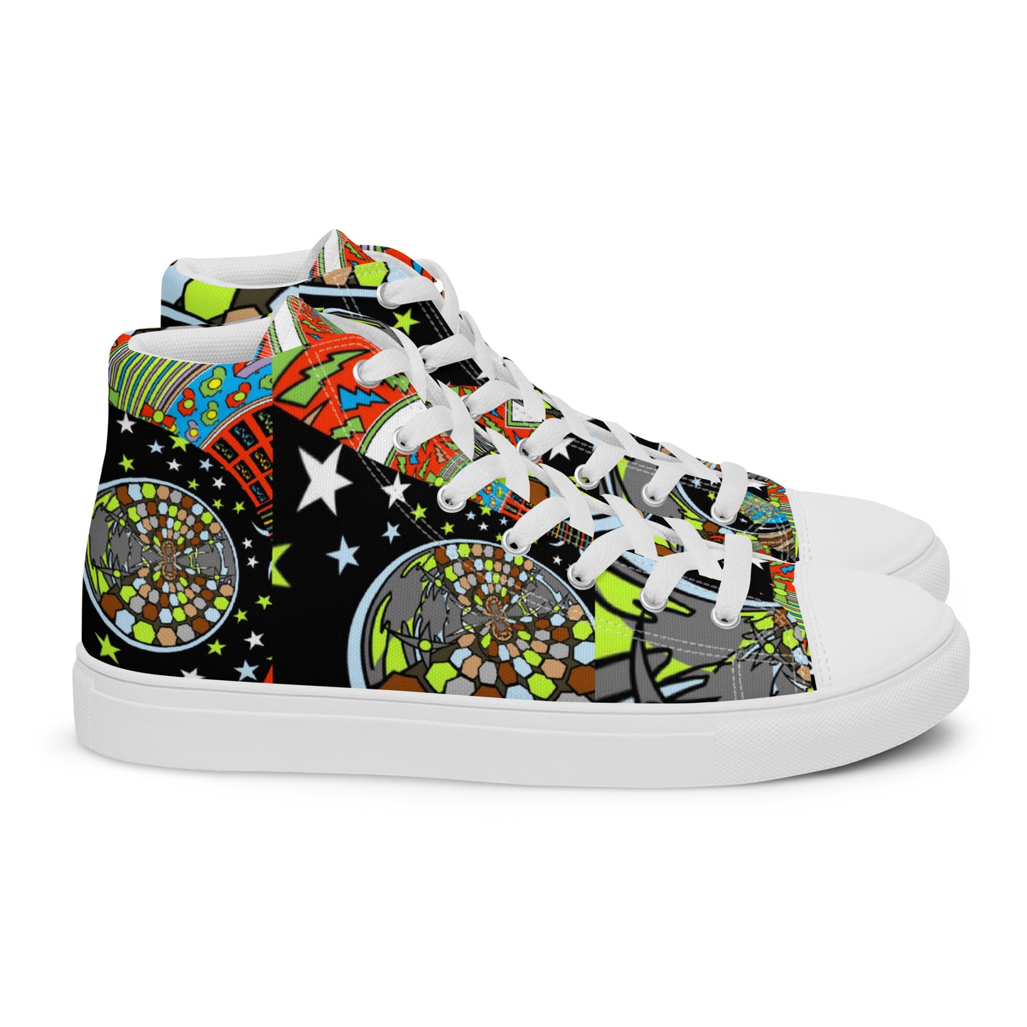 Women’s high top canvas shoes