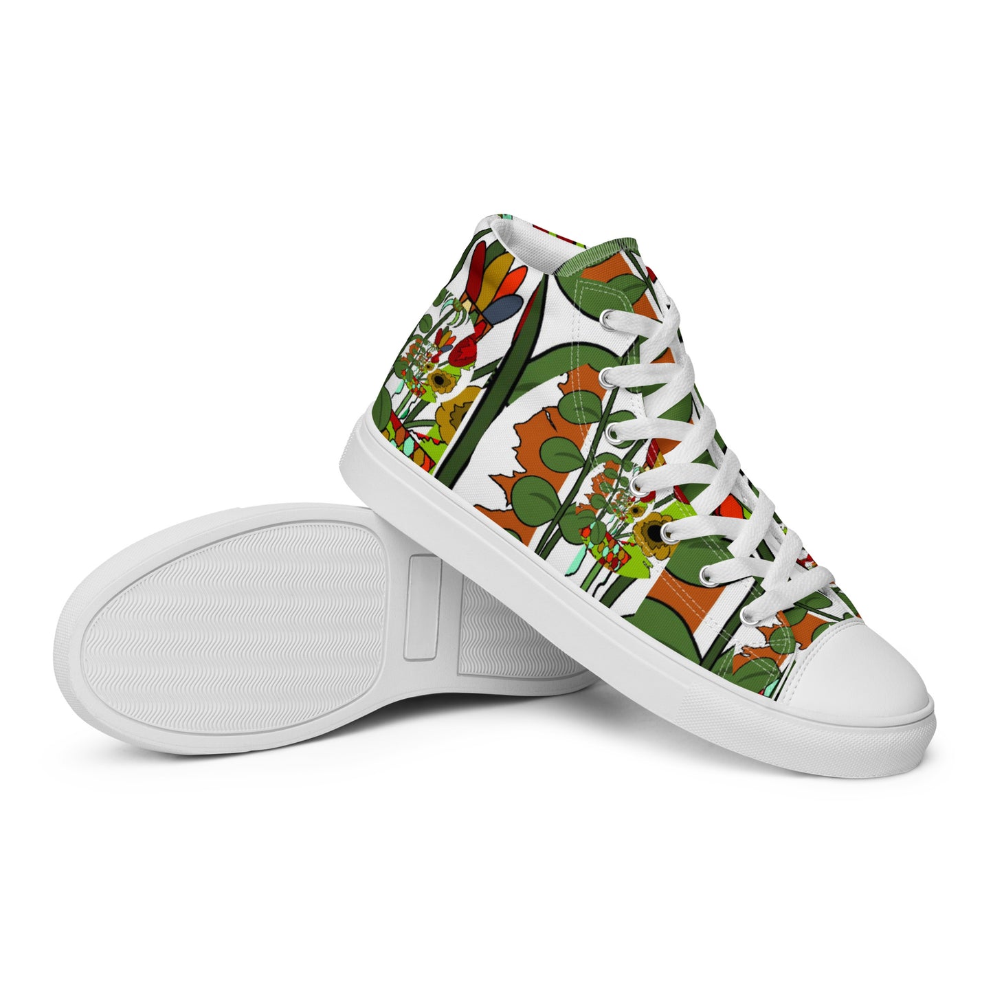 Women’s high top canvas shoes