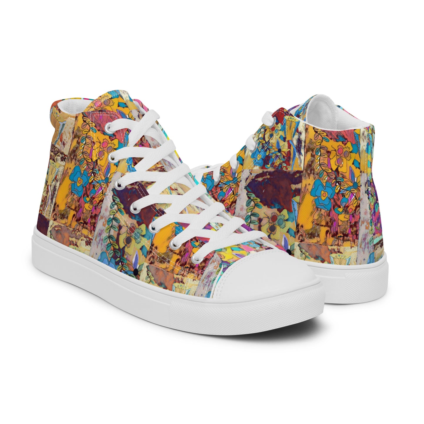 Women’s high top canvas shoes