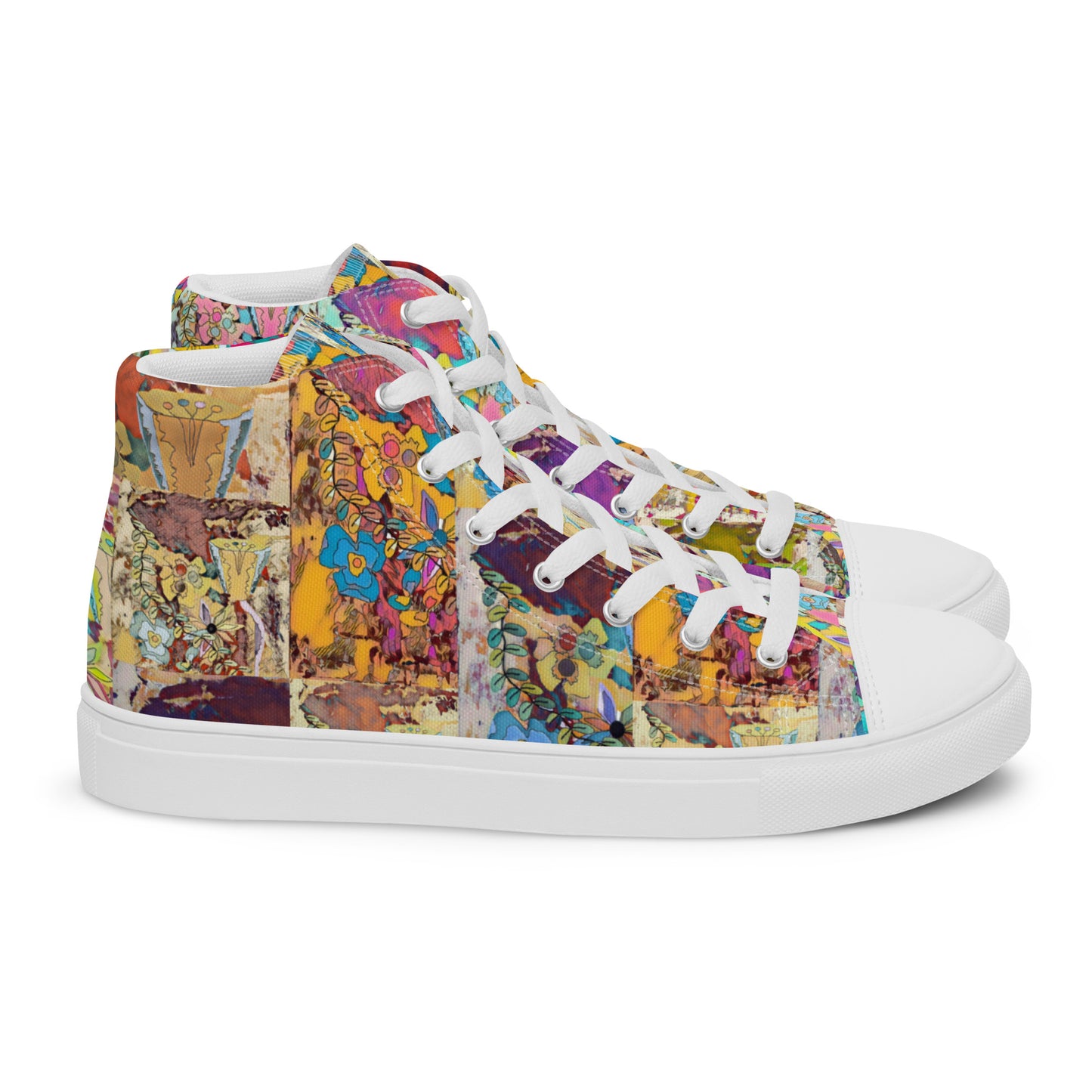 Women’s high top canvas shoes