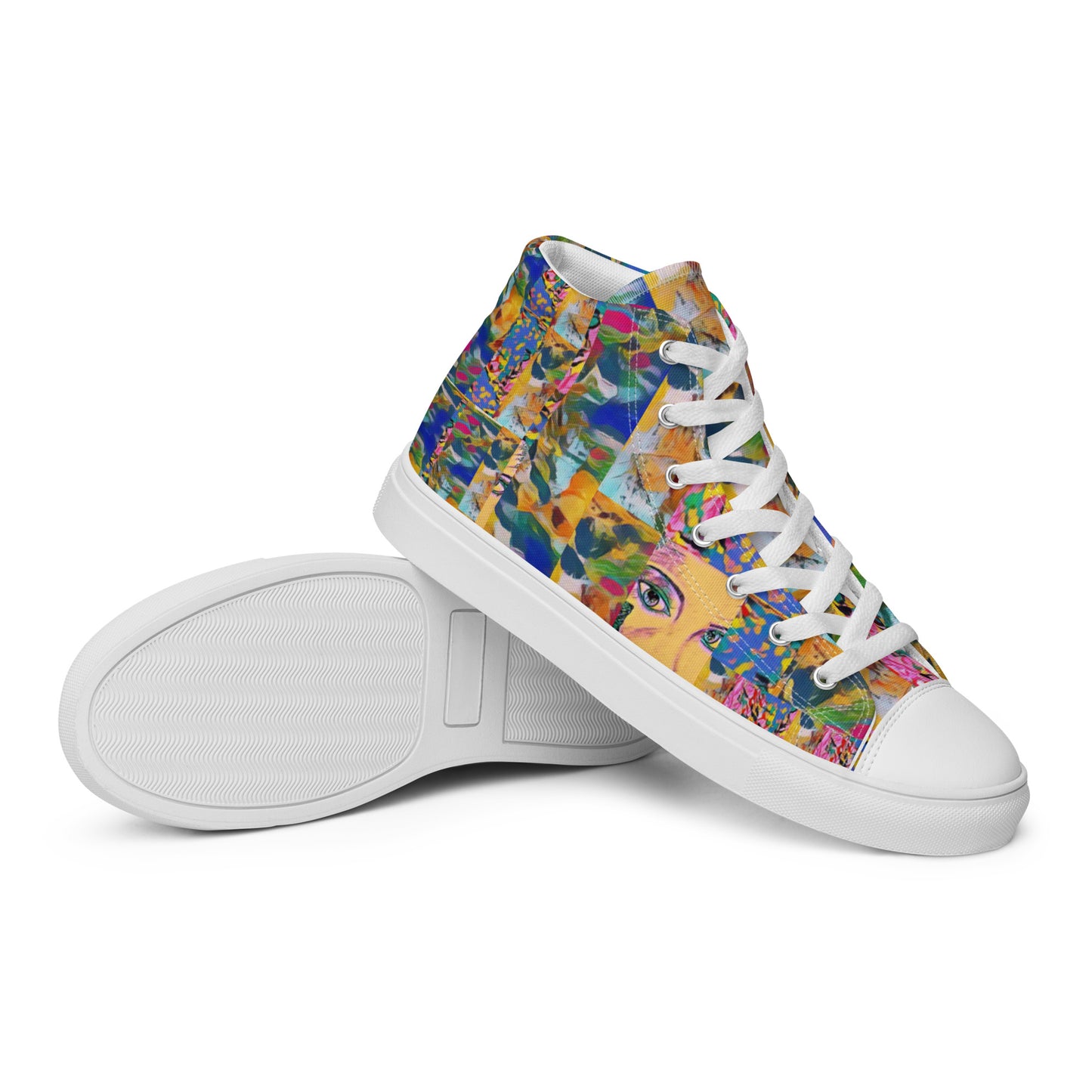 Women’s high top canvas shoes