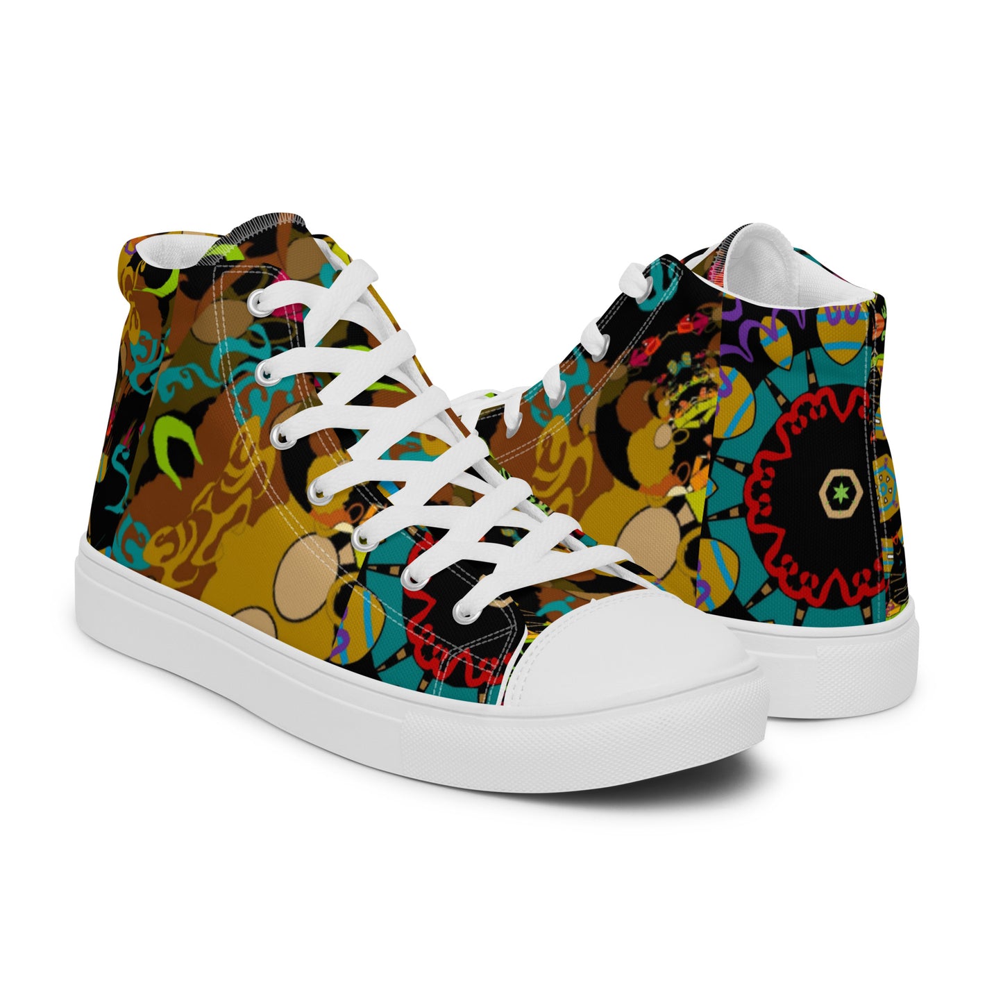 Women’s high top canvas shoes