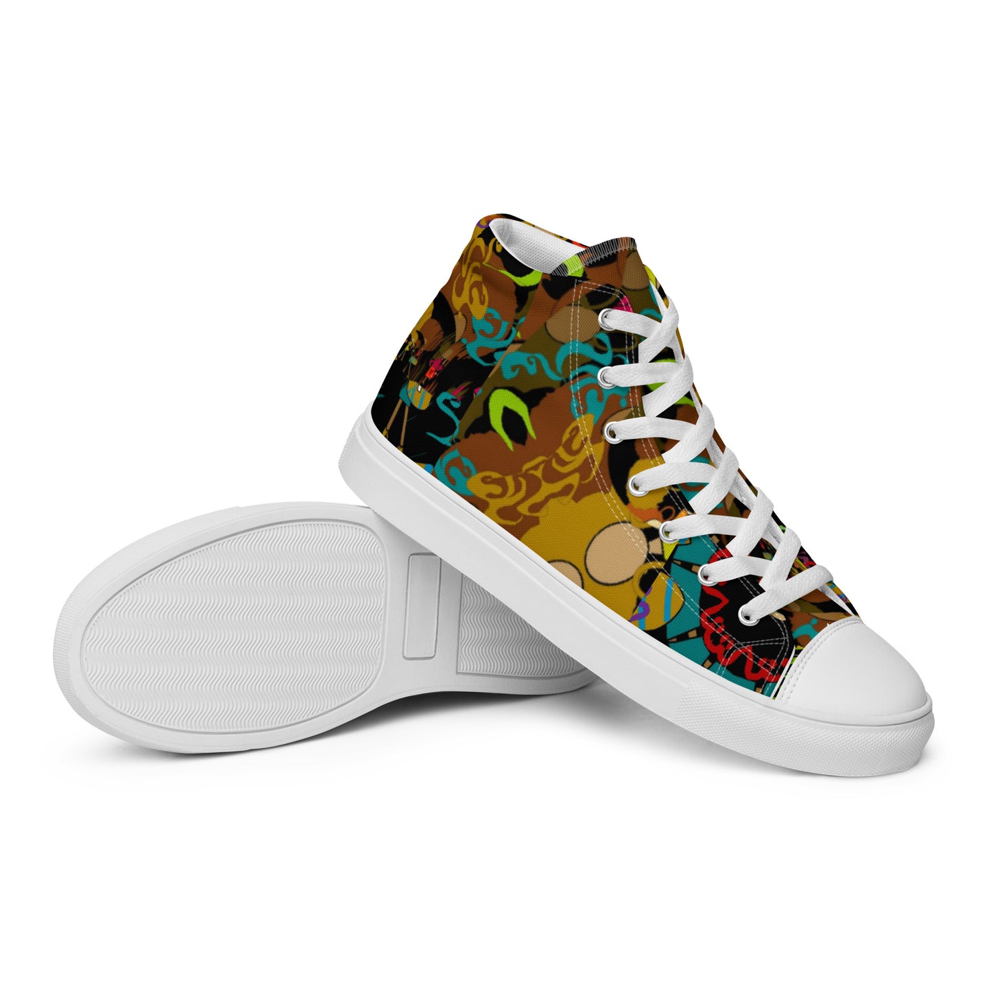 Women’s high top canvas shoes