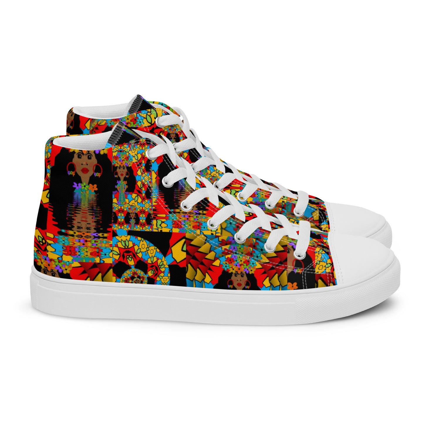 Women’s high top canvas shoes