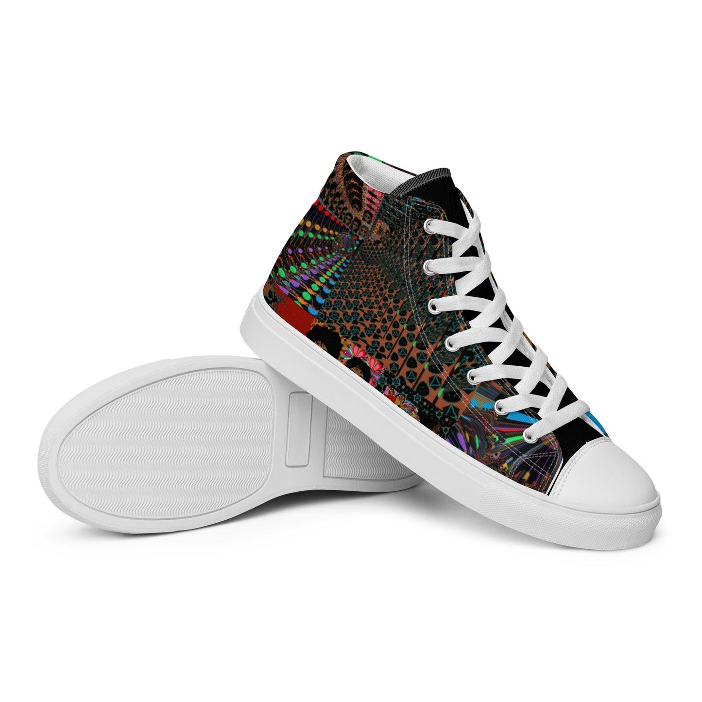 Women’s high top canvas shoes