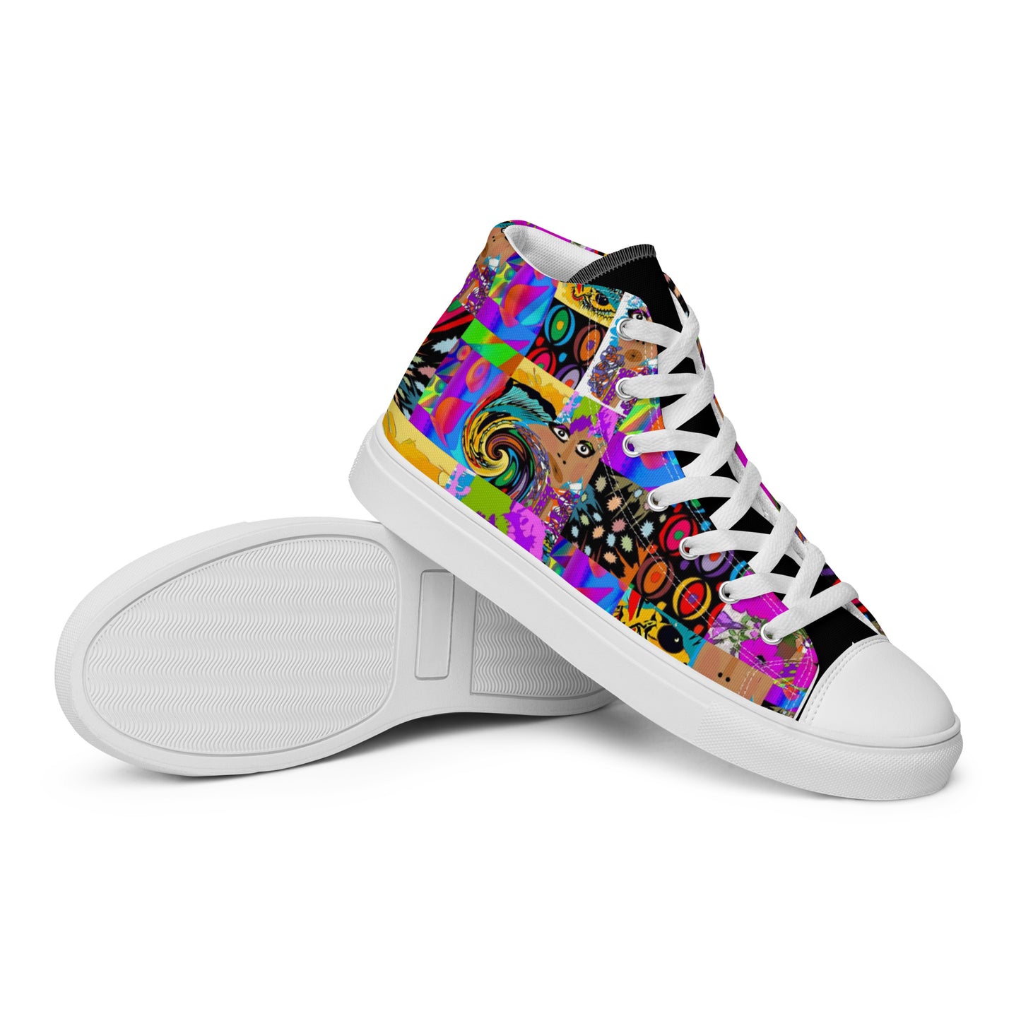 Women’s high top canvas shoes