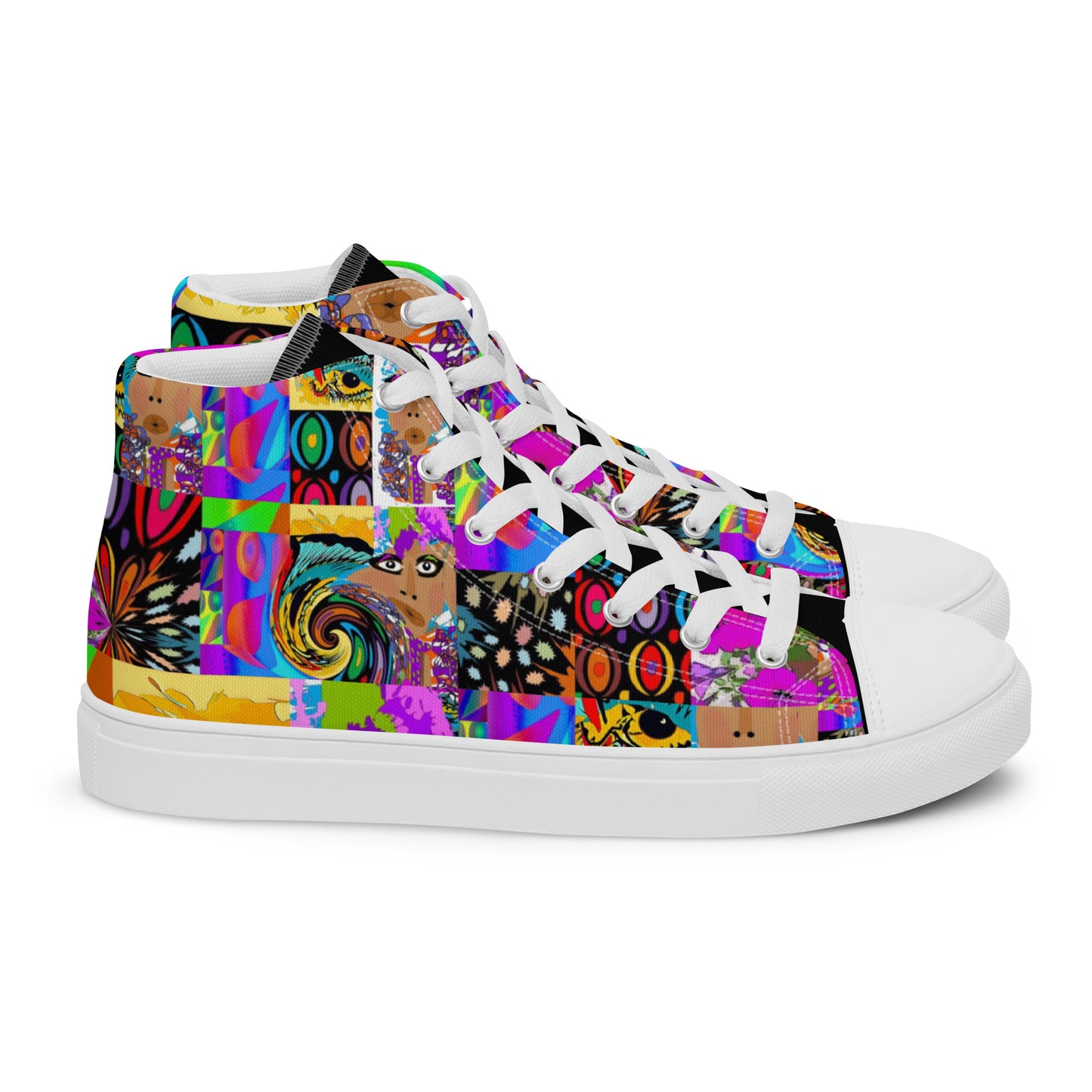 Women’s high top canvas shoes