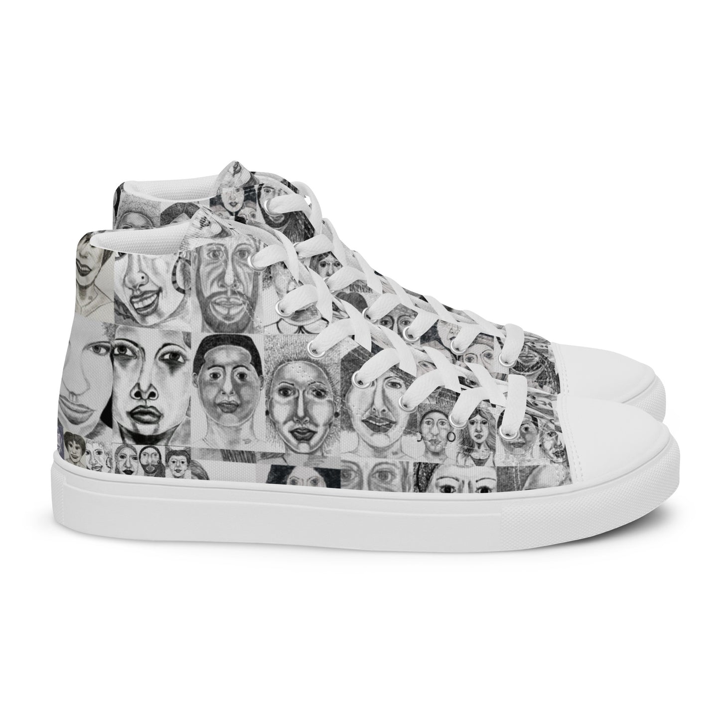 Women’s high top canvas shoes