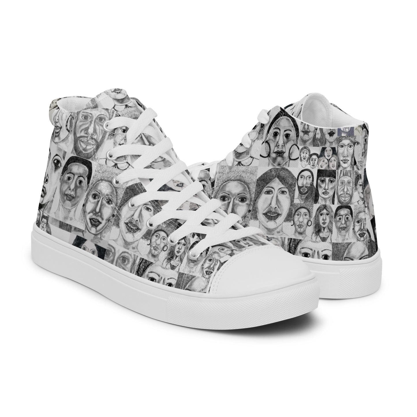 Women’s high top canvas shoes