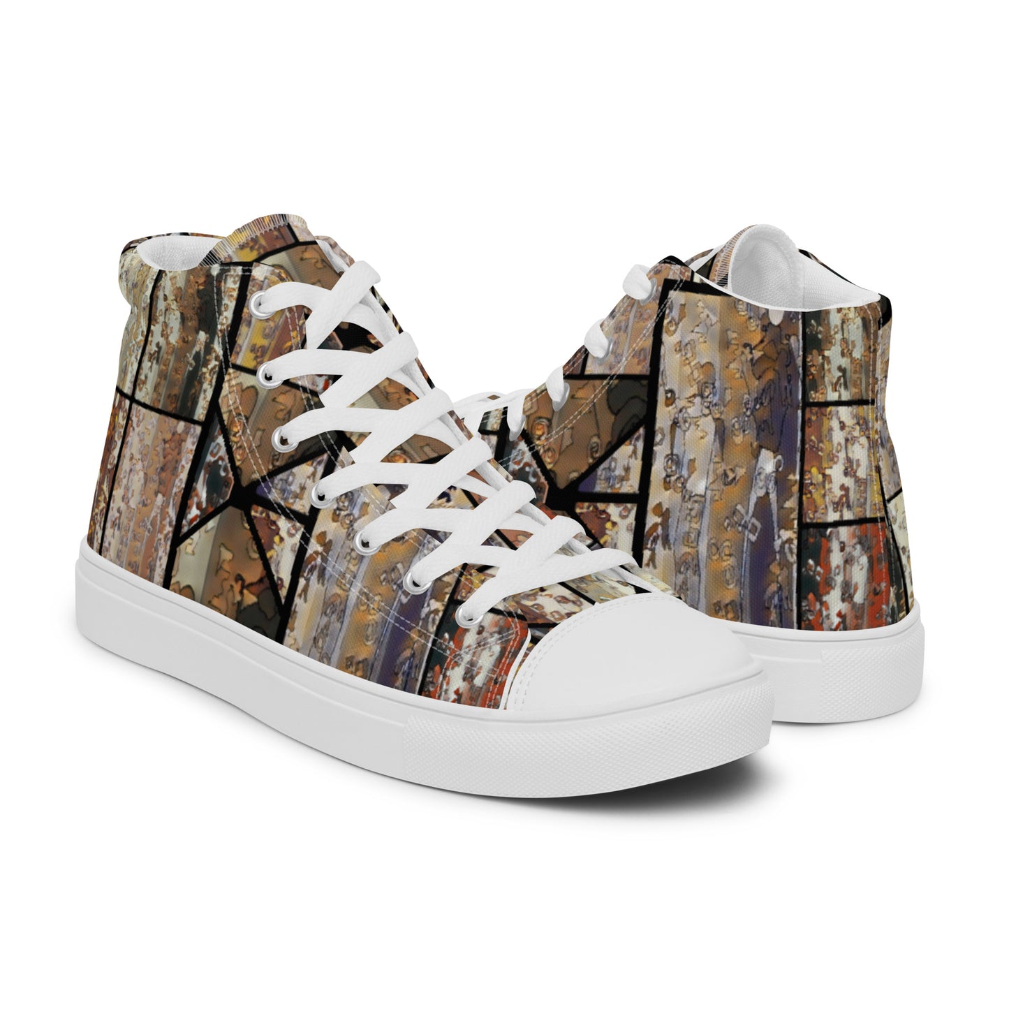 Women’s high top canvas shoes