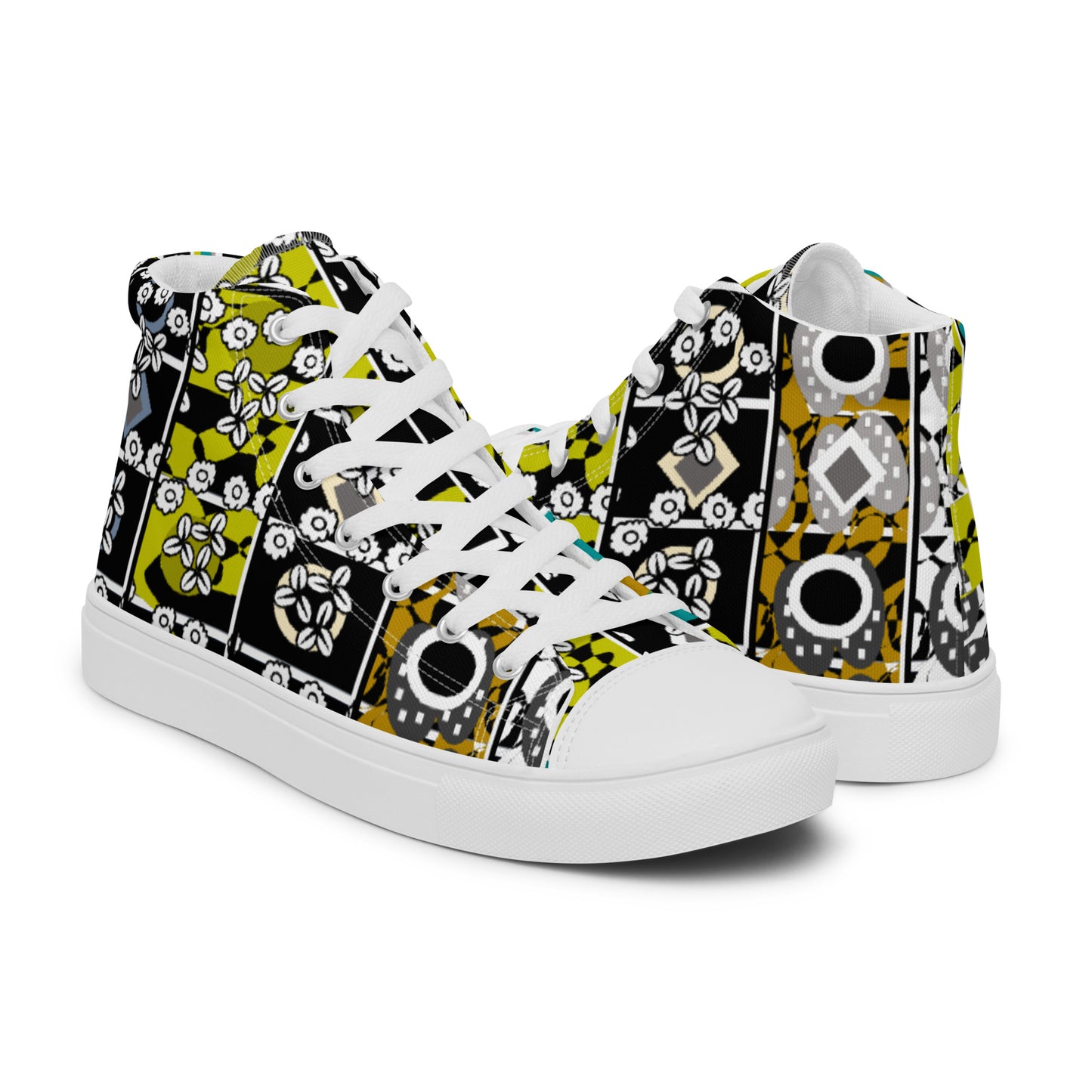 Women’s high top canvas shoes