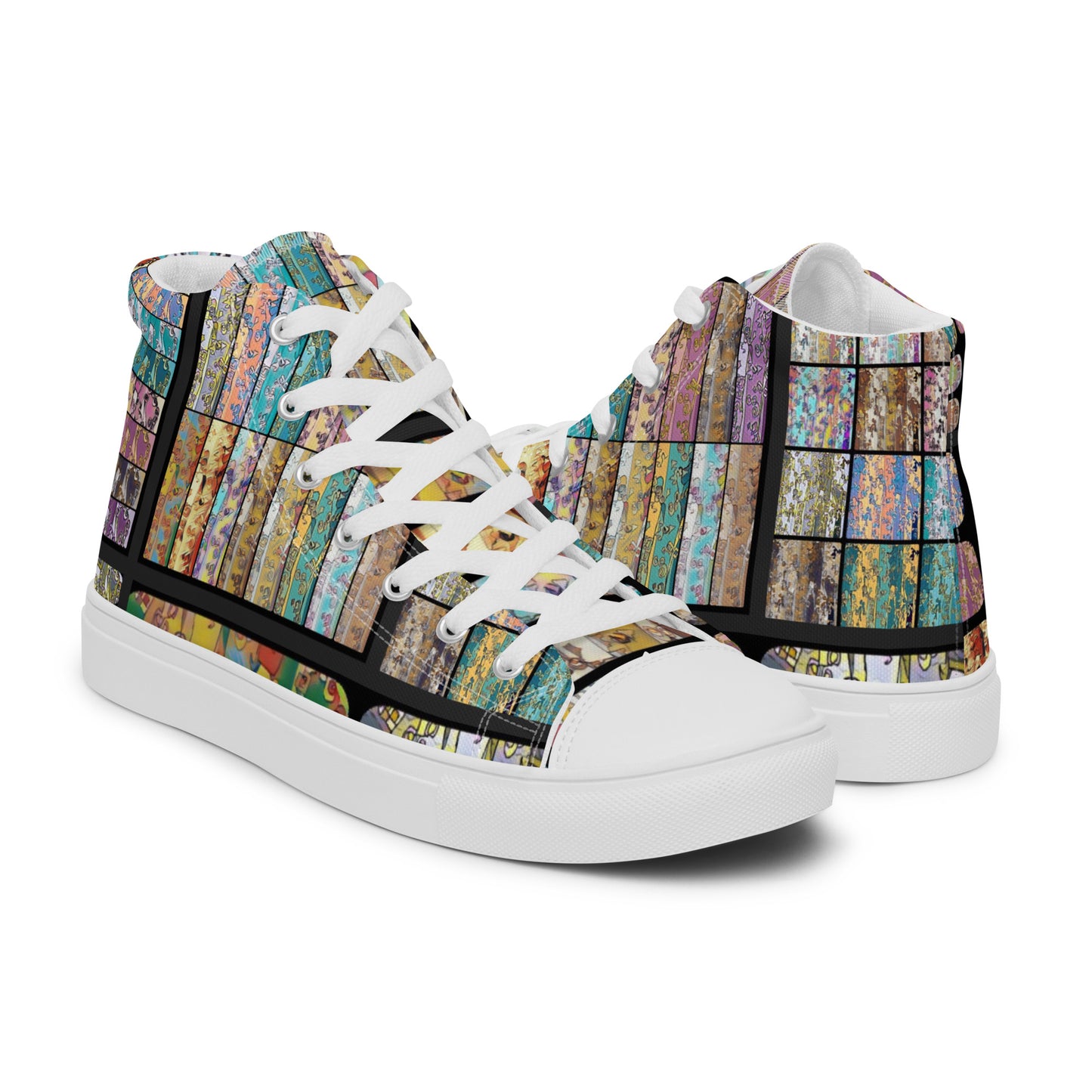 Women’s high top canvas shoes