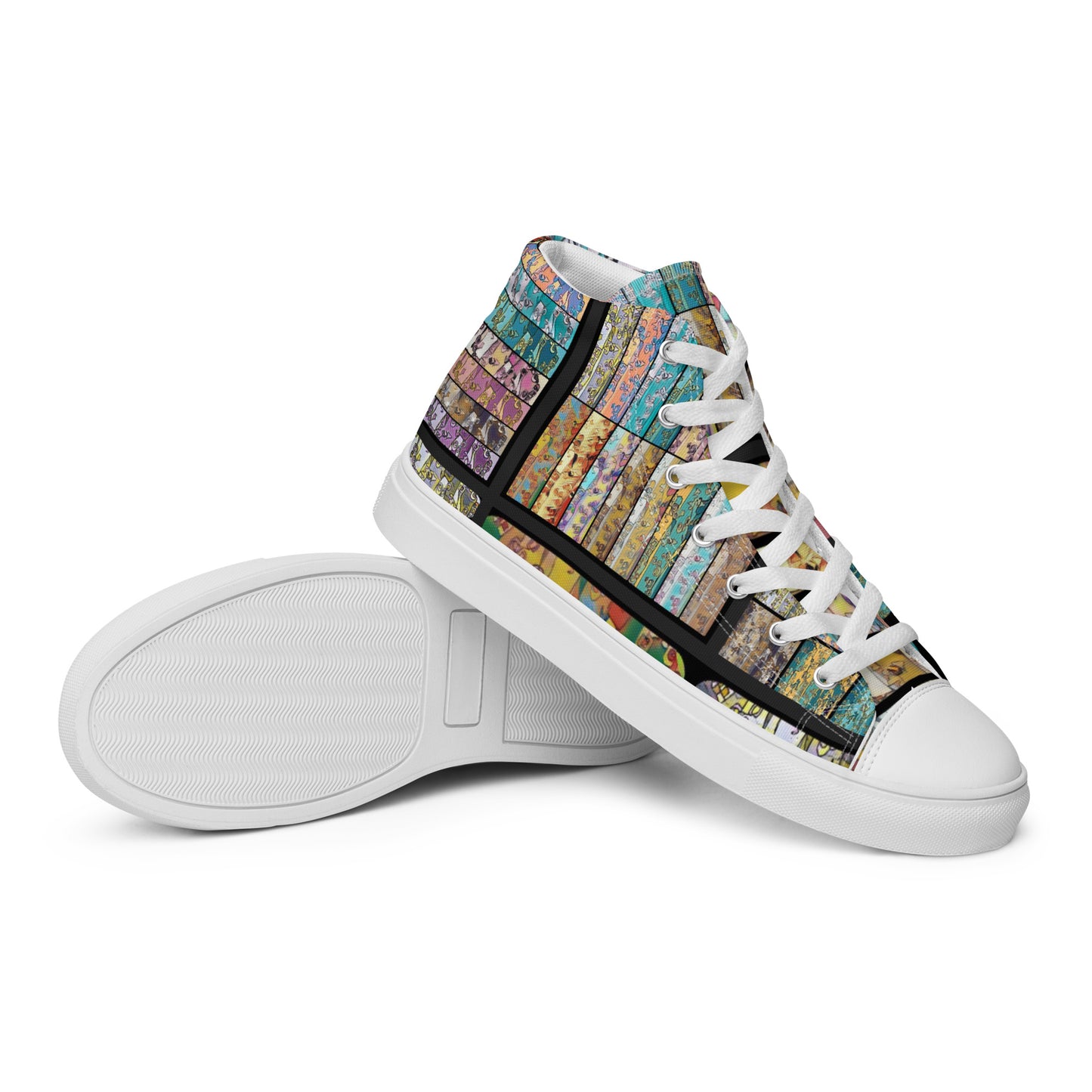 Women’s high top canvas shoes