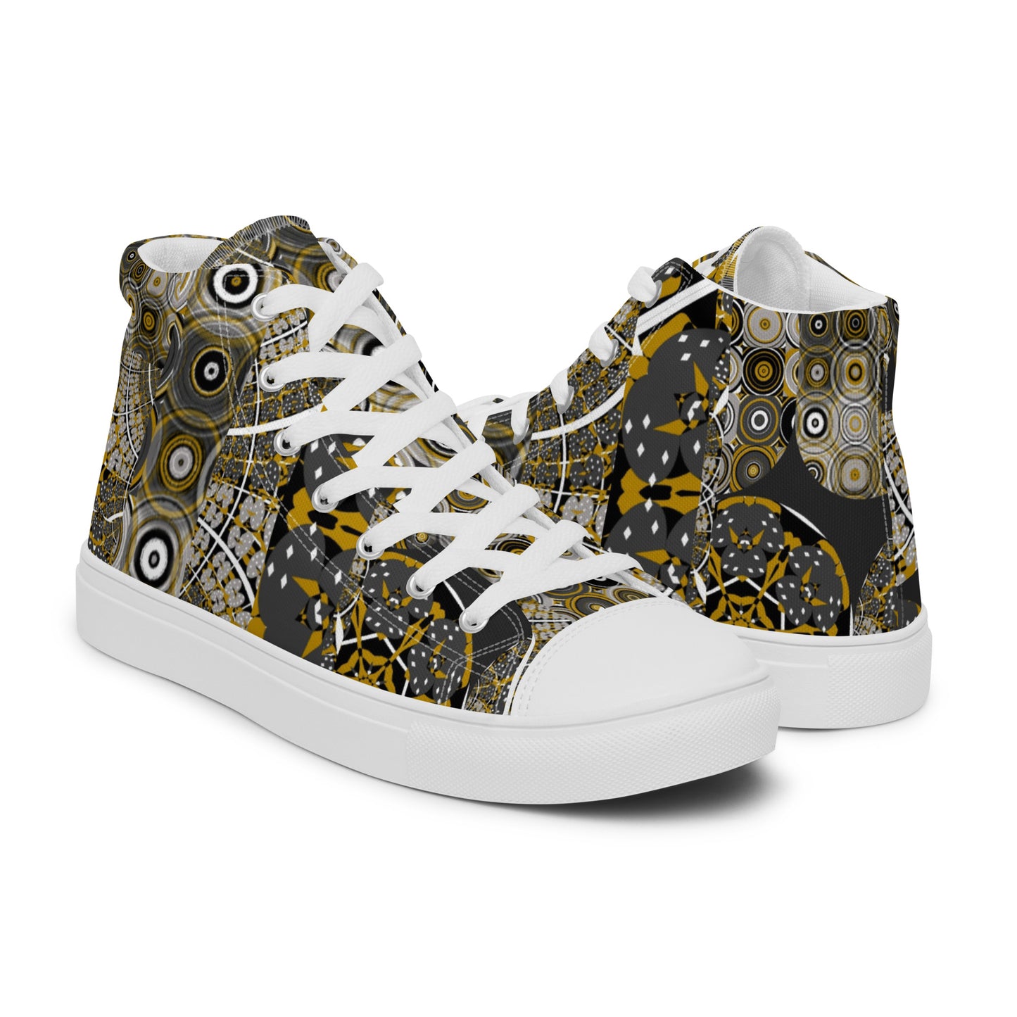 Women’s high top canvas shoes