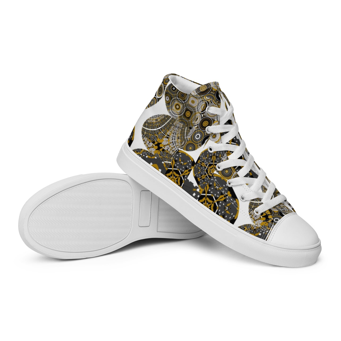 Women’s high top canvas shoes