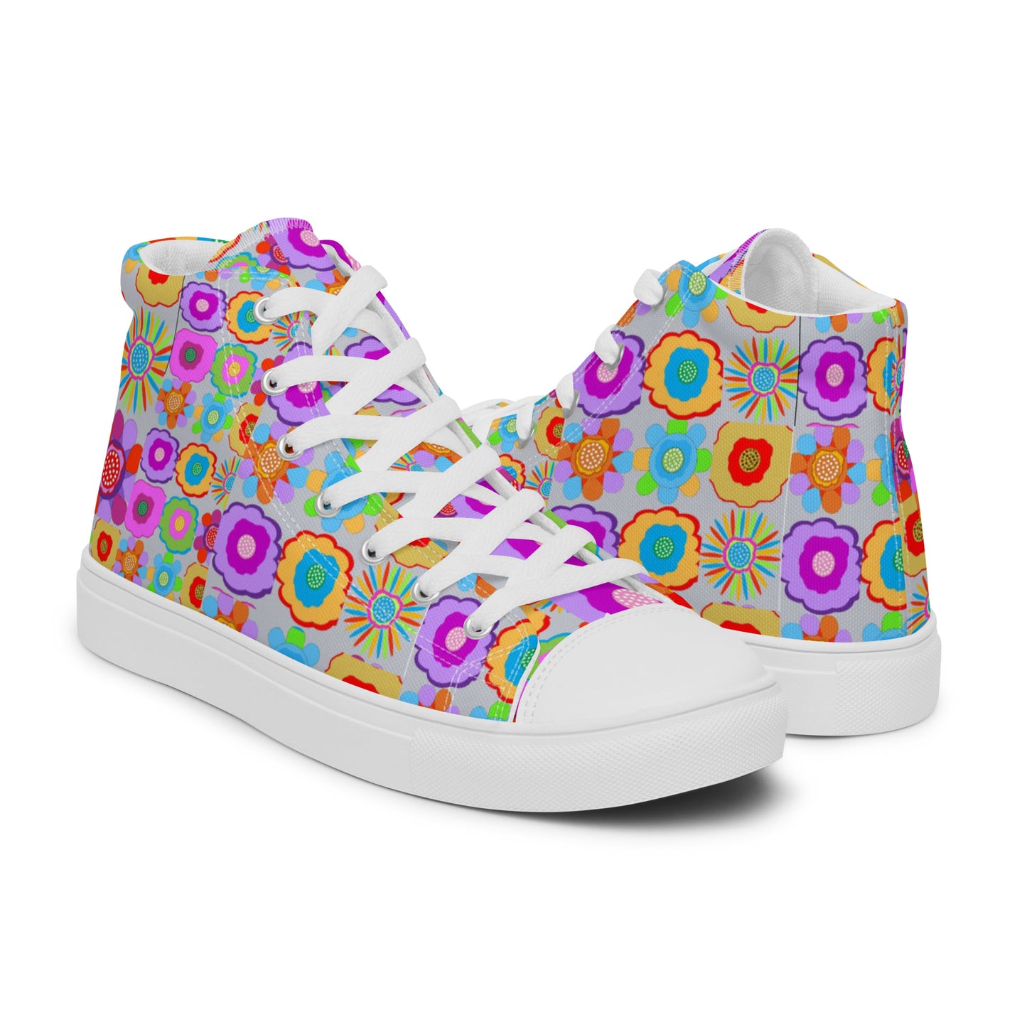 Women’s high top canvas shoes