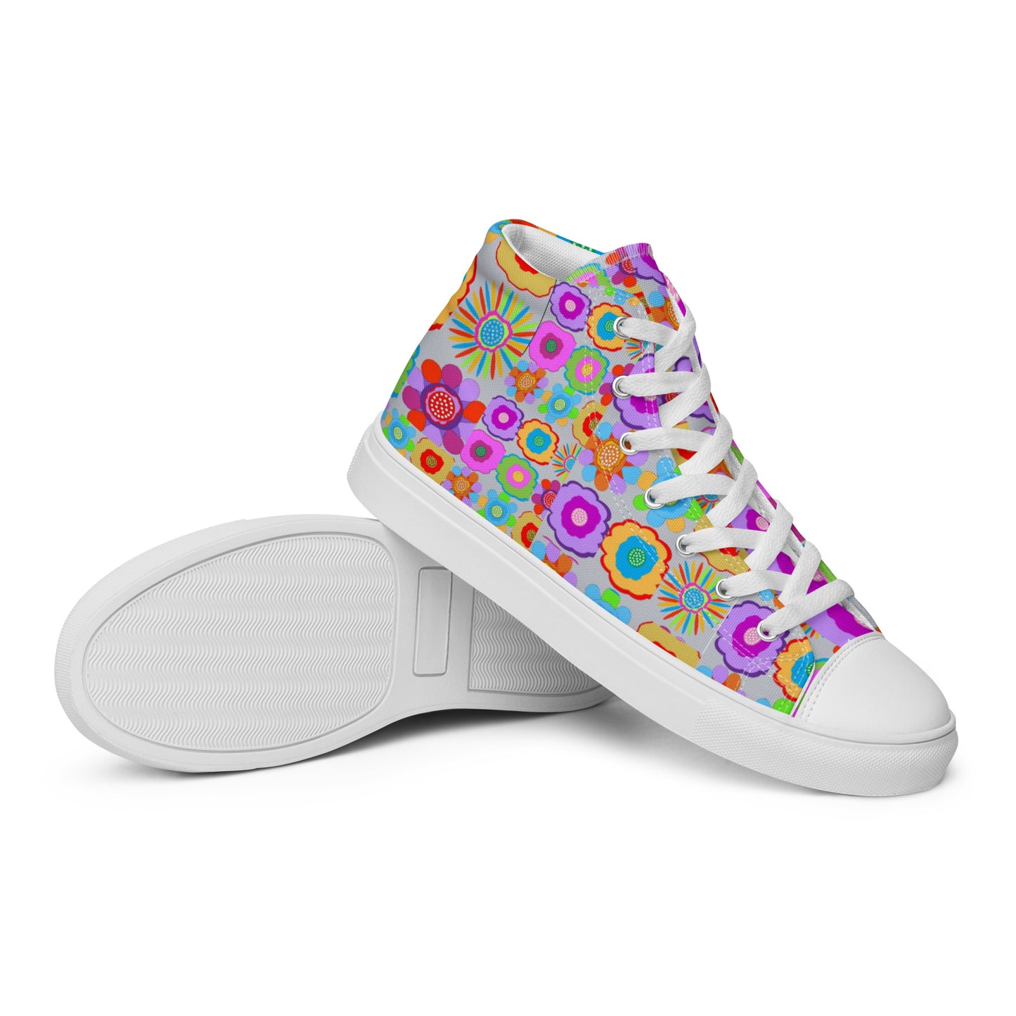 Women’s high top canvas shoes