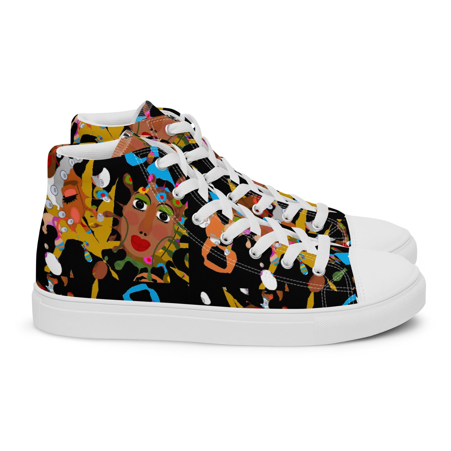 Women’s high top canvas shoes