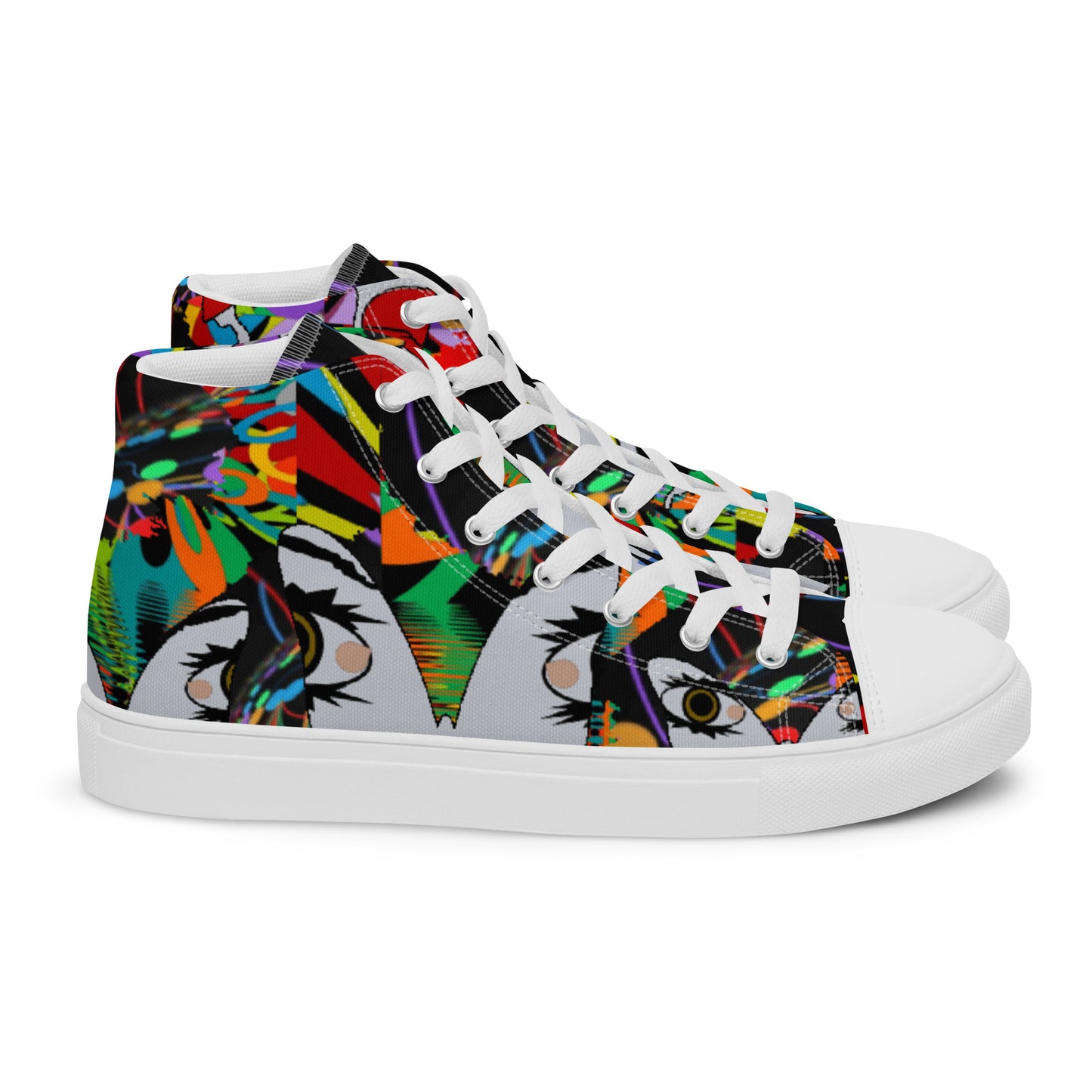 Women’s high top canvas shoes