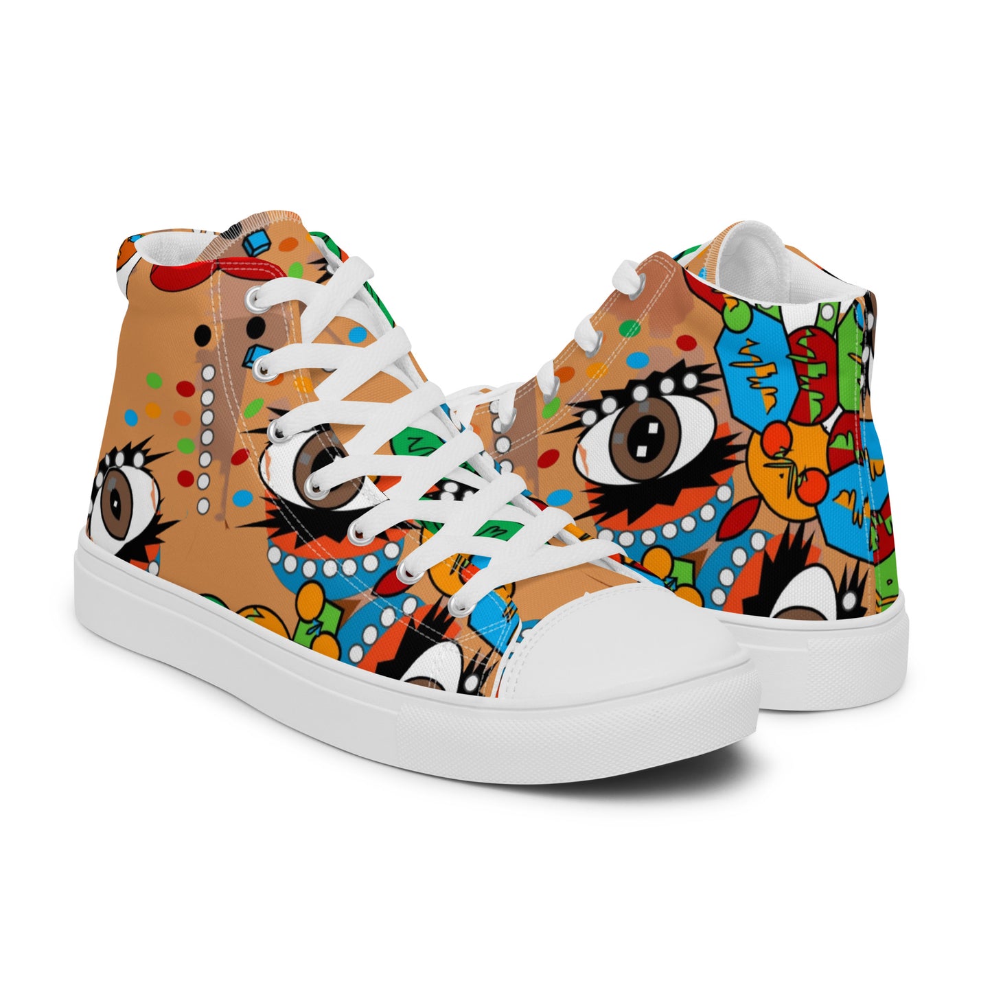 Women’s high top canvas shoes