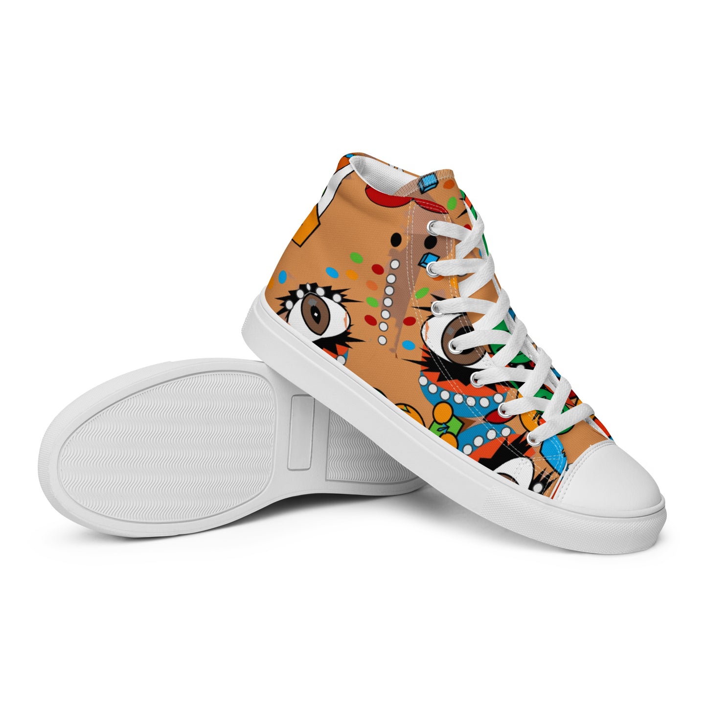 Women’s high top canvas shoes