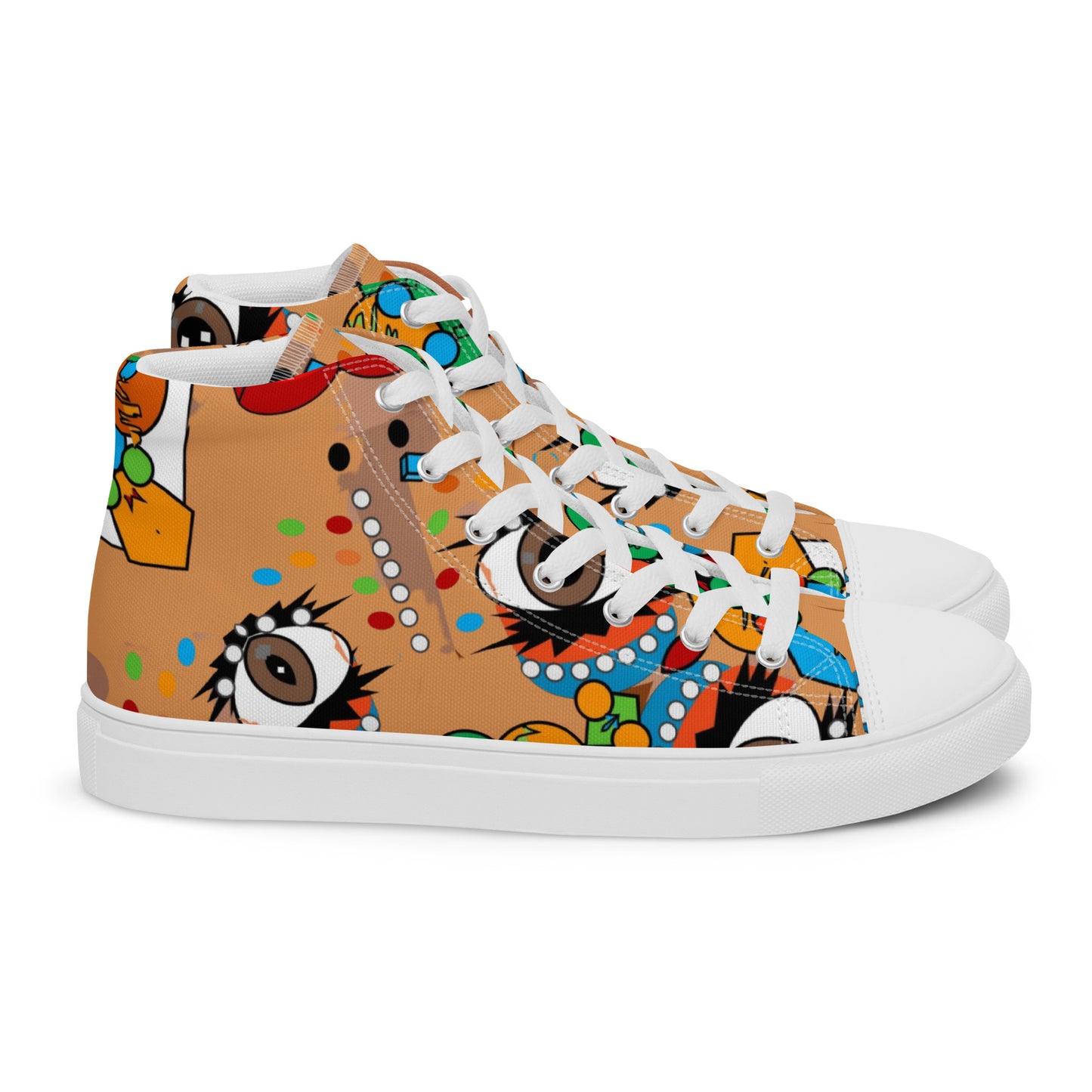 Women’s high top canvas shoes