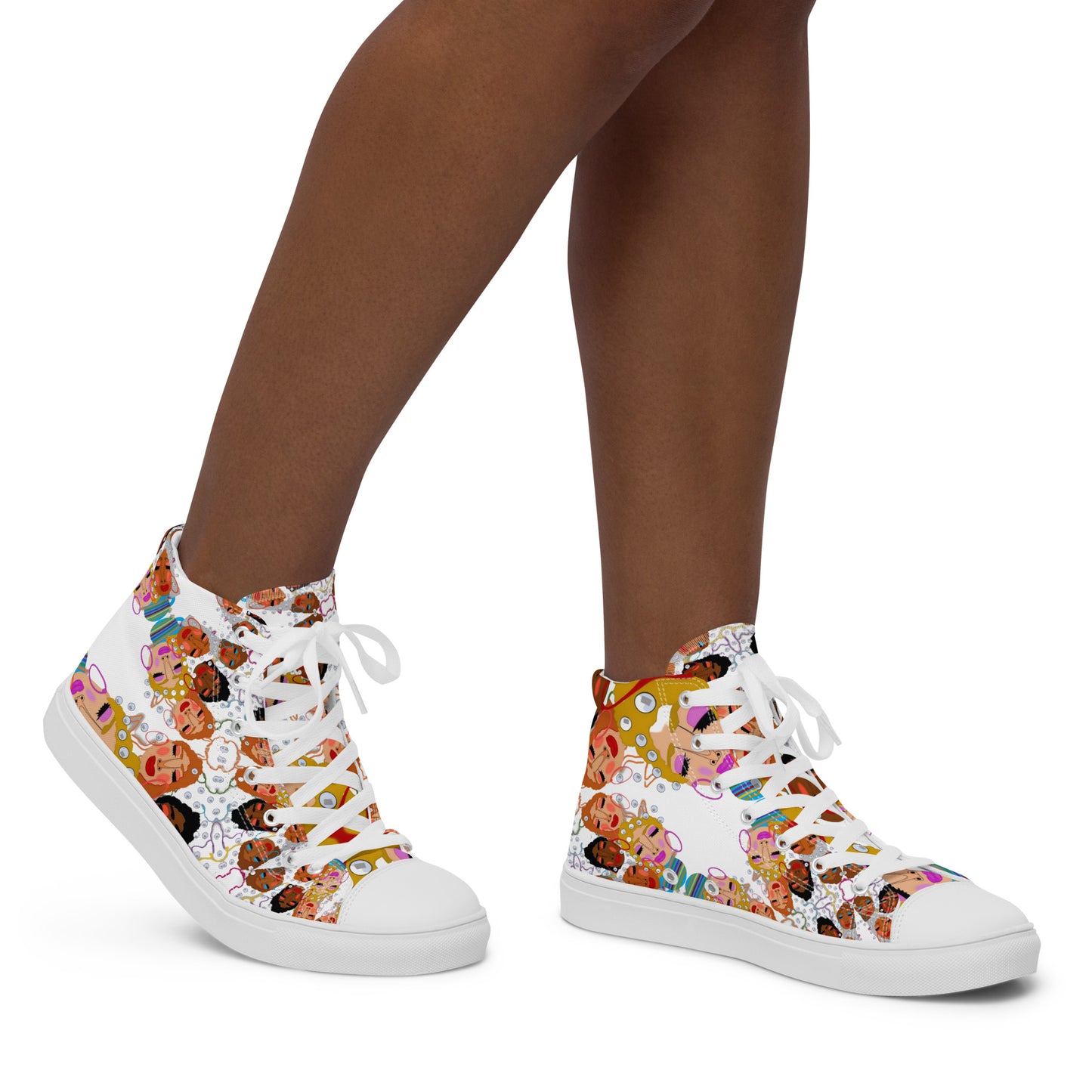 Women’s high top canvas shoes