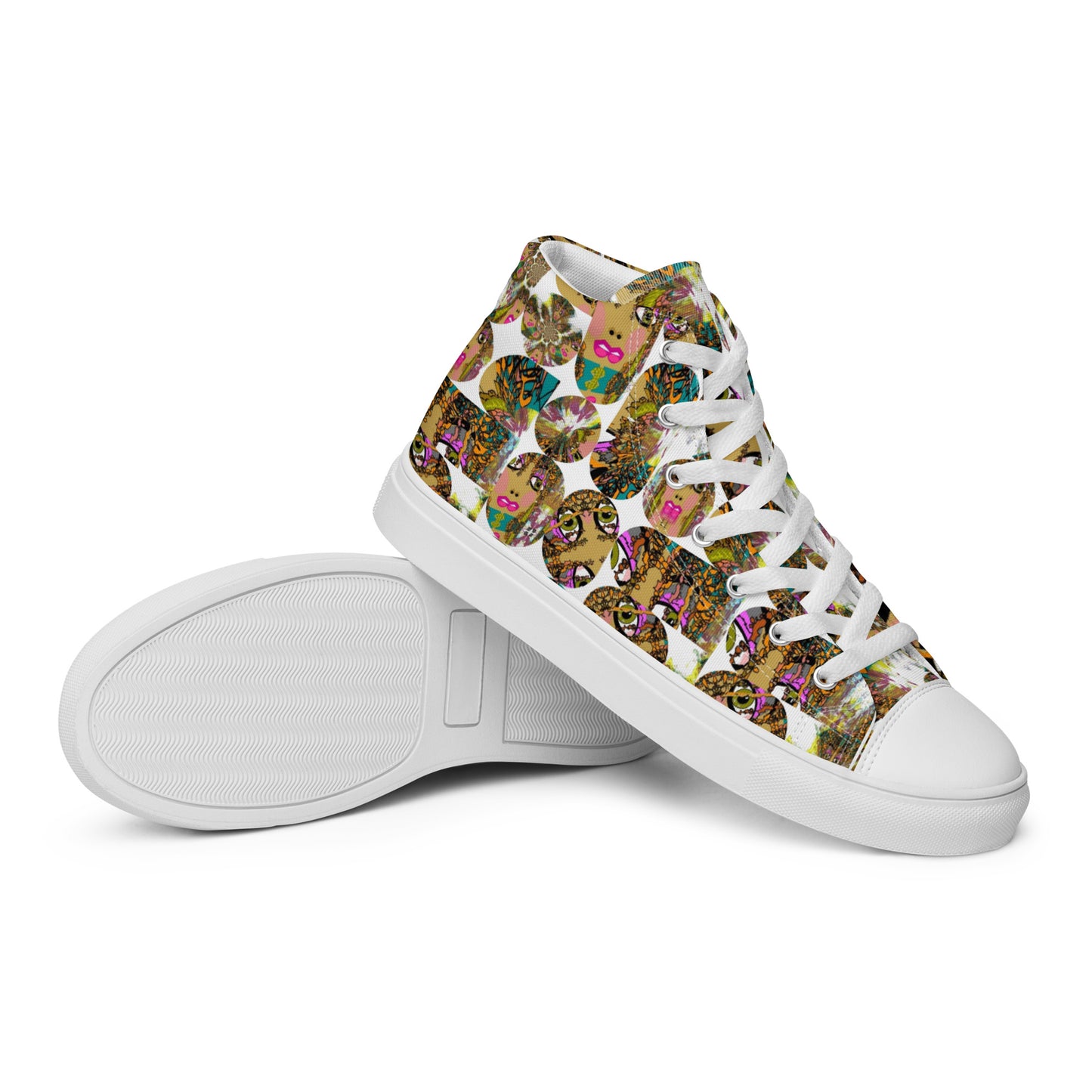 Women’s high top canvas shoes