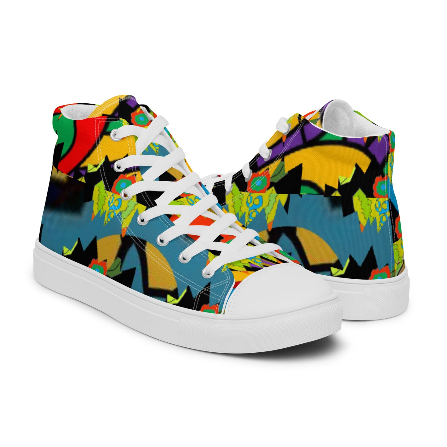 Women’s high top canvas shoes