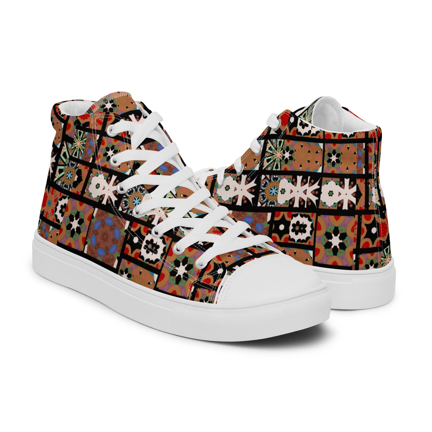 Women’s high top canvas shoes