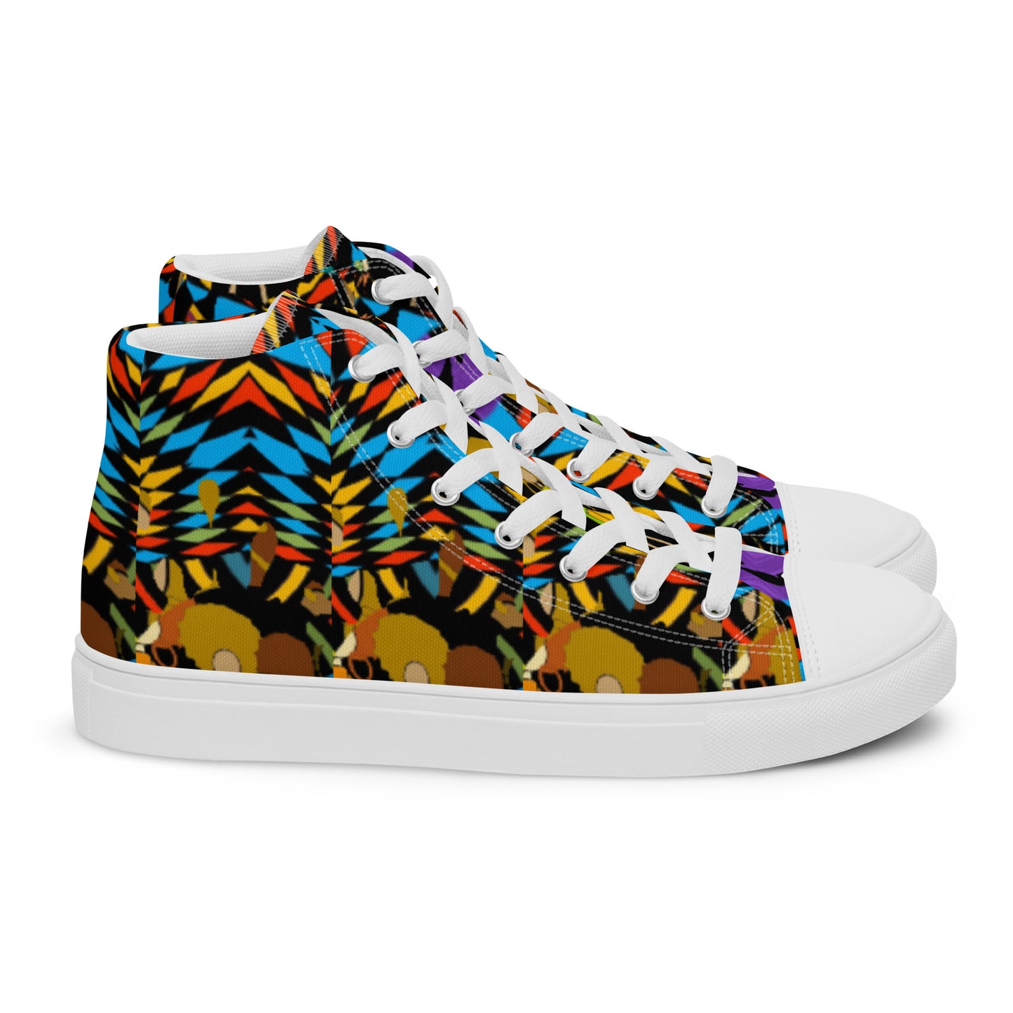 Women’s high top canvas shoes