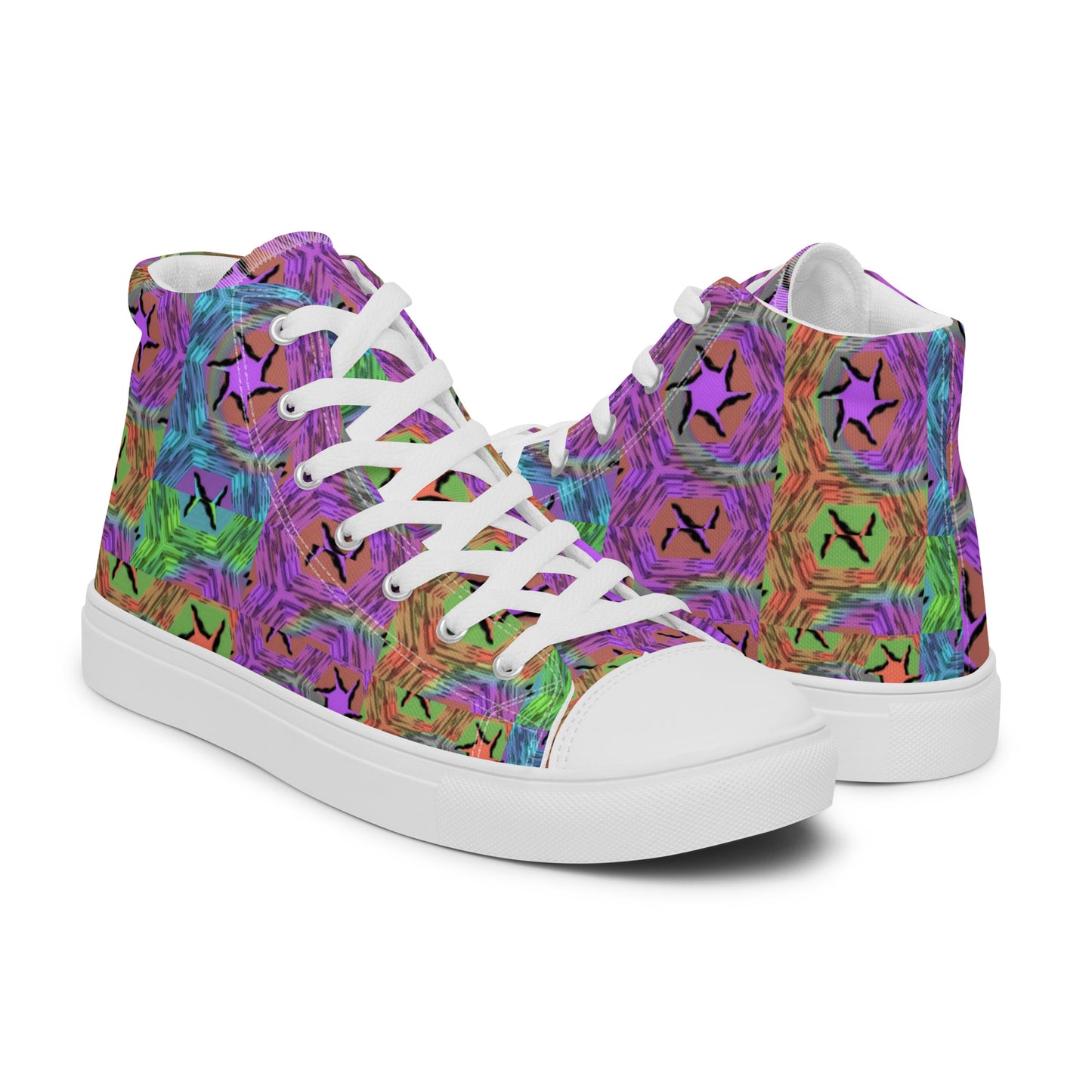 Women’s high top canvas shoes