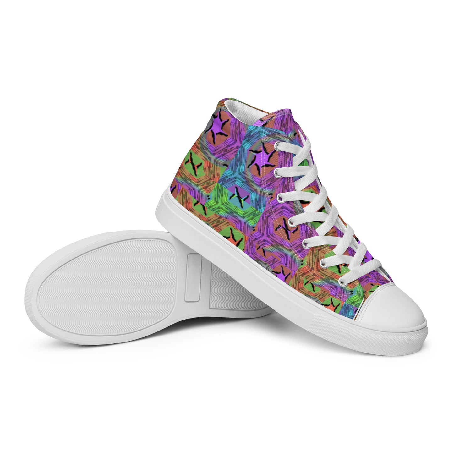 Women’s high top canvas shoes