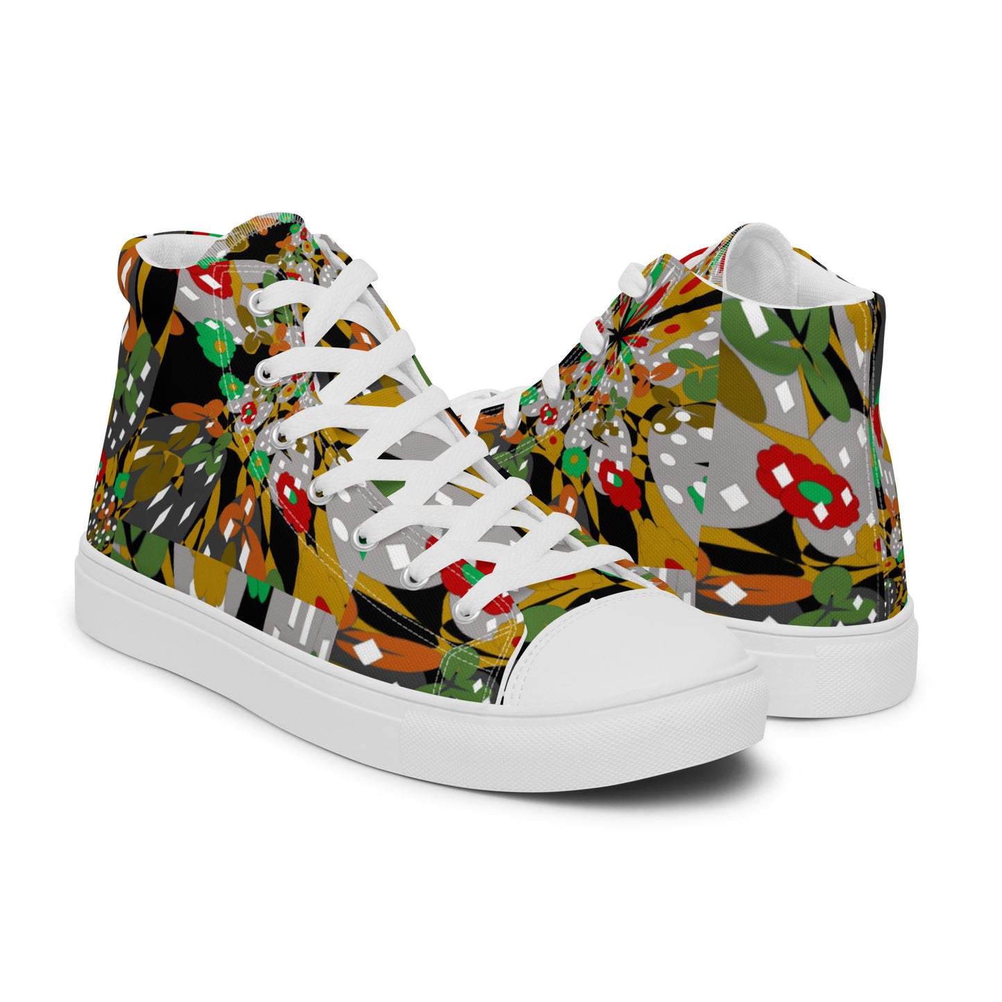 Women’s high top canvas shoes