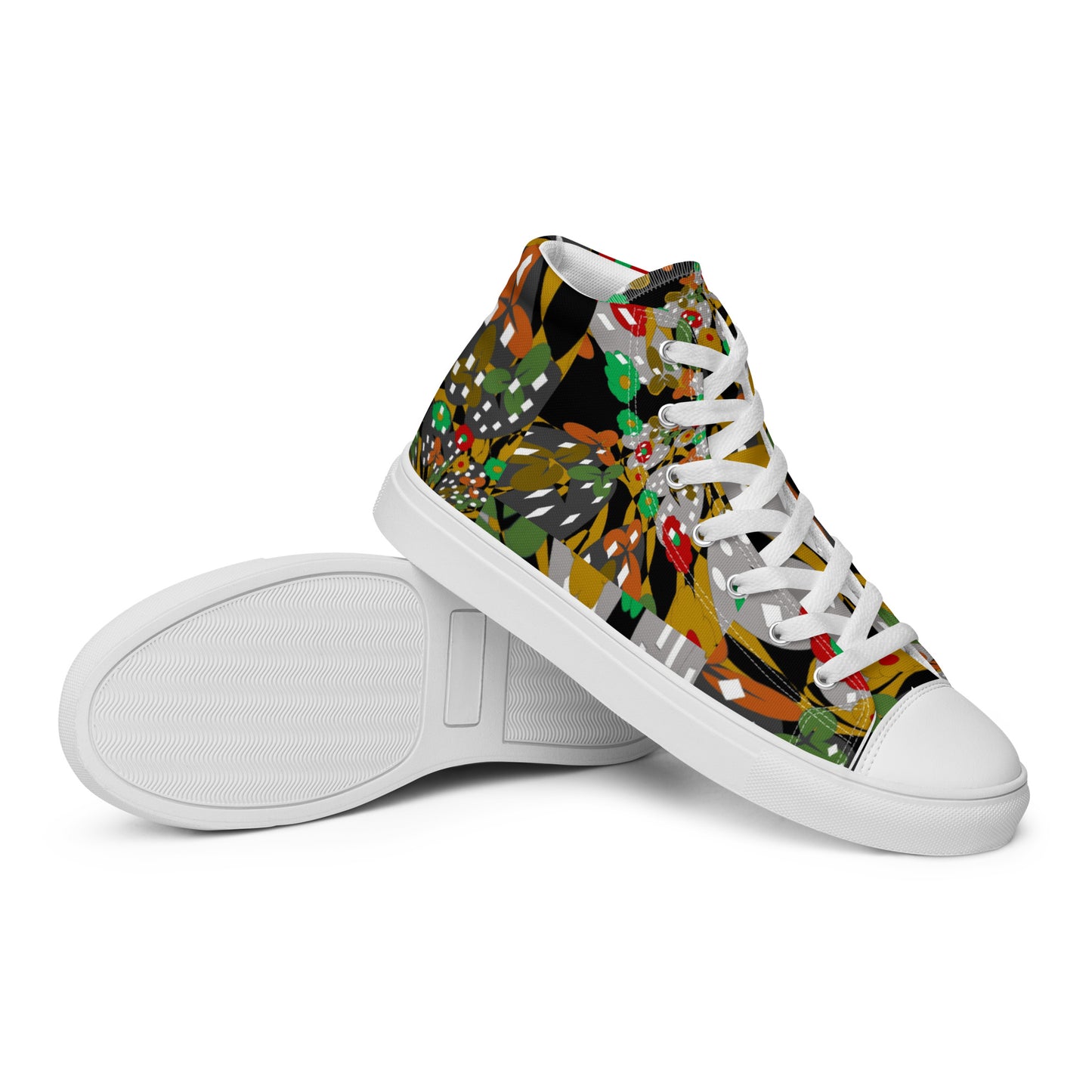 Women’s high top canvas shoes