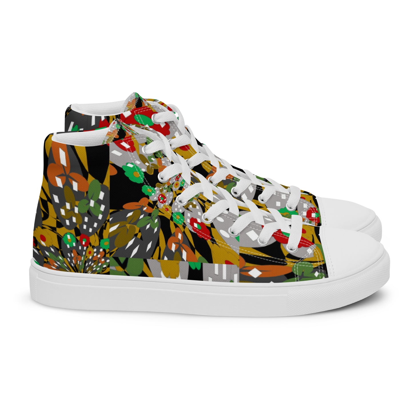 Women’s high top canvas shoes