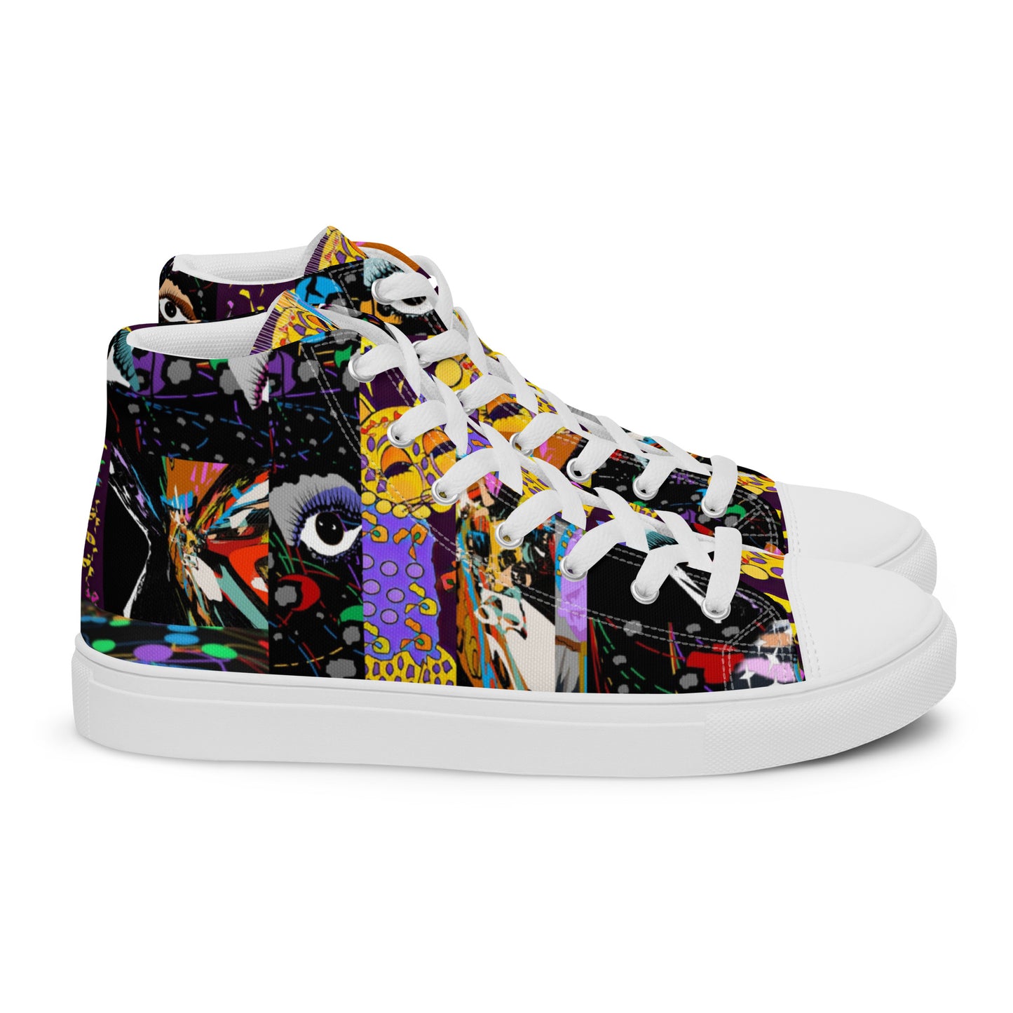 Women’s high top canvas shoes