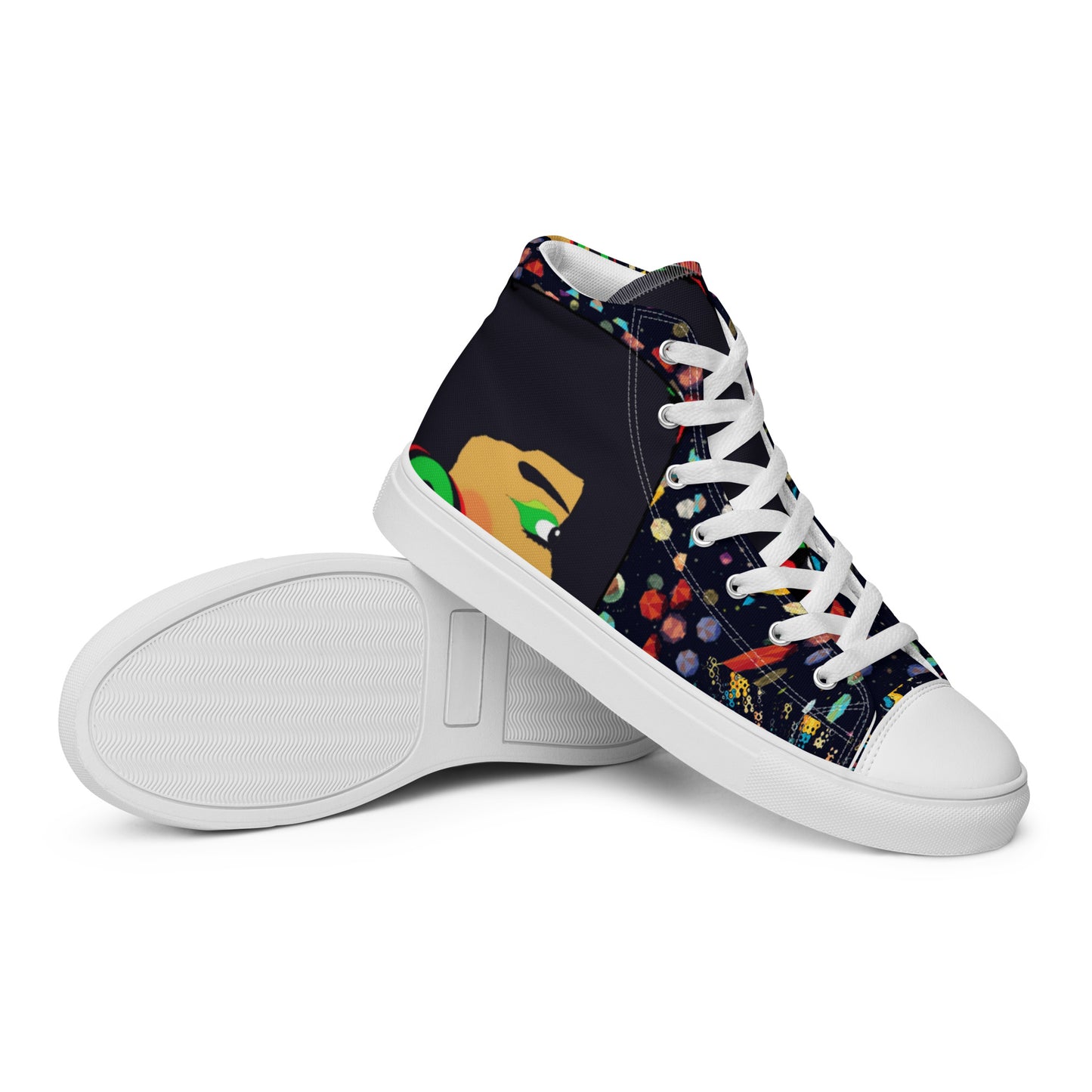 Women’s high top canvas shoes